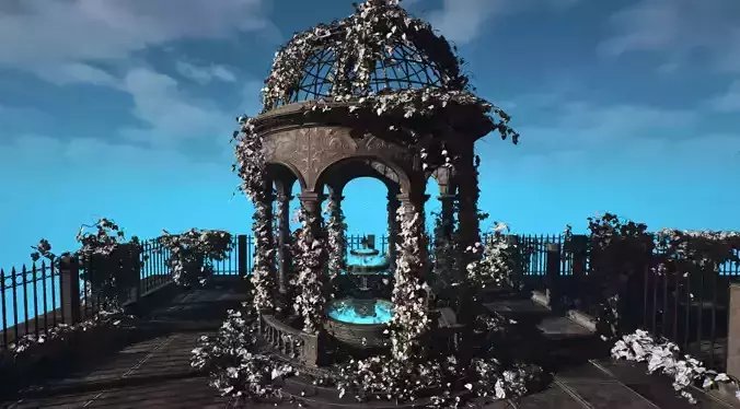 Fountain of Youth UE5 Gazebo and Fountain modular asset pack
