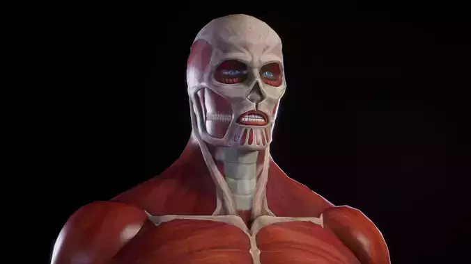 Attack on Titan - Colossal Titan Armin Low-poly 3D model