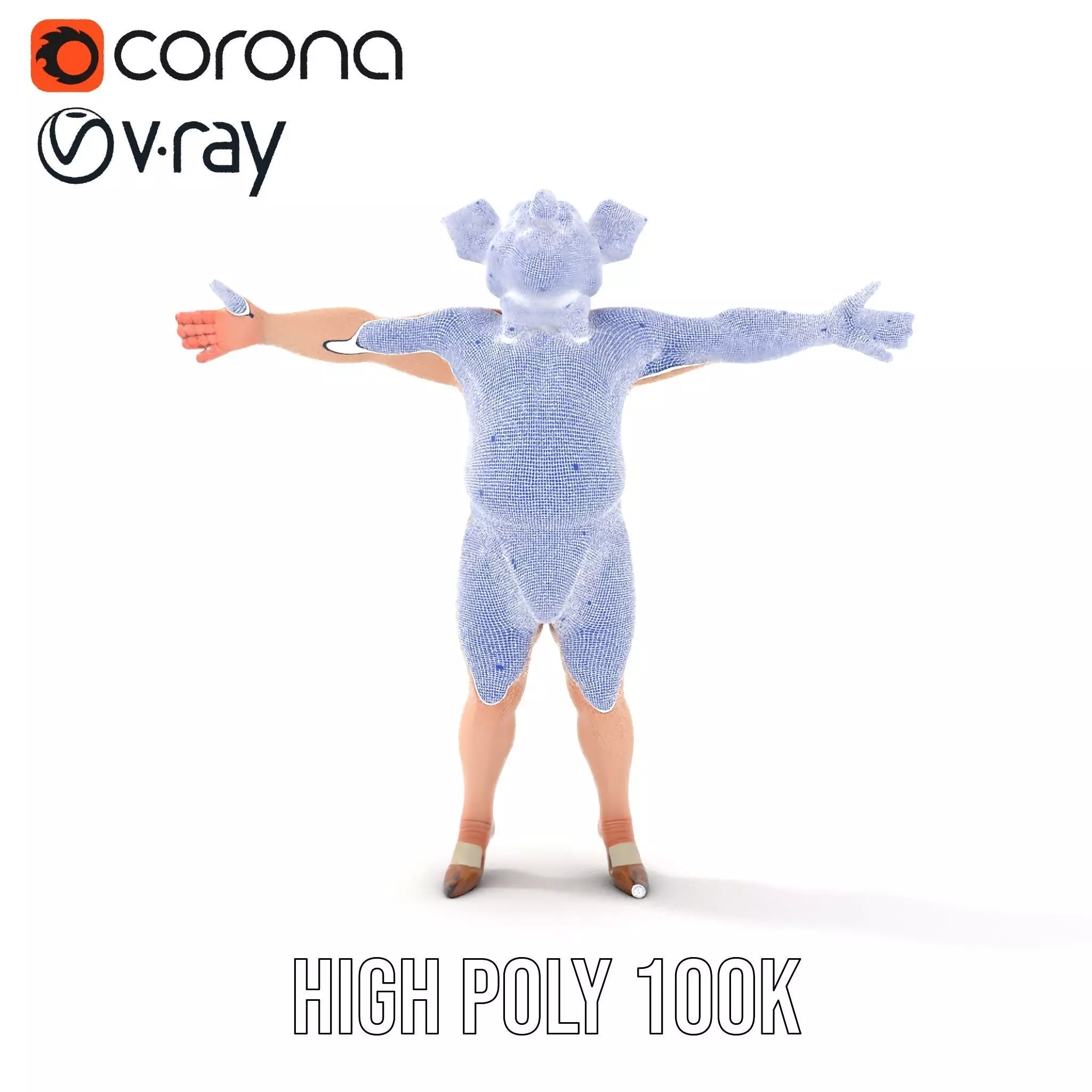 Playful Piggy Performer model pack Low-poly 3D model_34