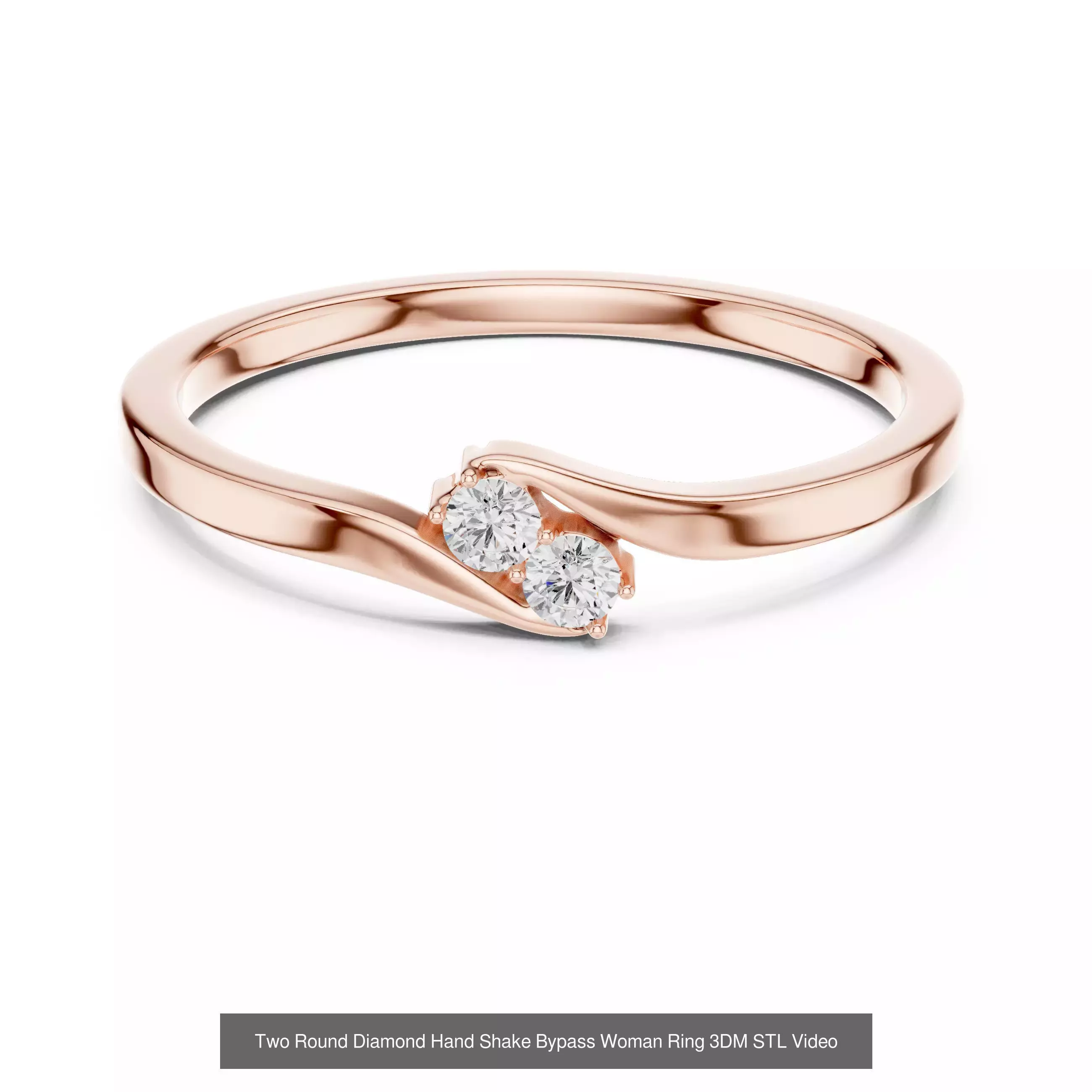 2138 All Diamond Rings 3DM STL FBX OBJ 3 Color Rendering Videos 3D Model Collection_287