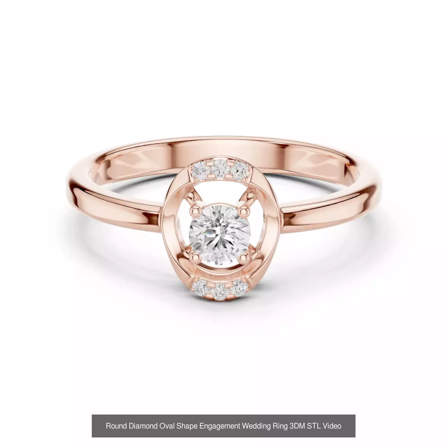 2138 All Diamond Rings 3DM STL FBX OBJ 3 Color Rendering Videos 3D Model Collection_240