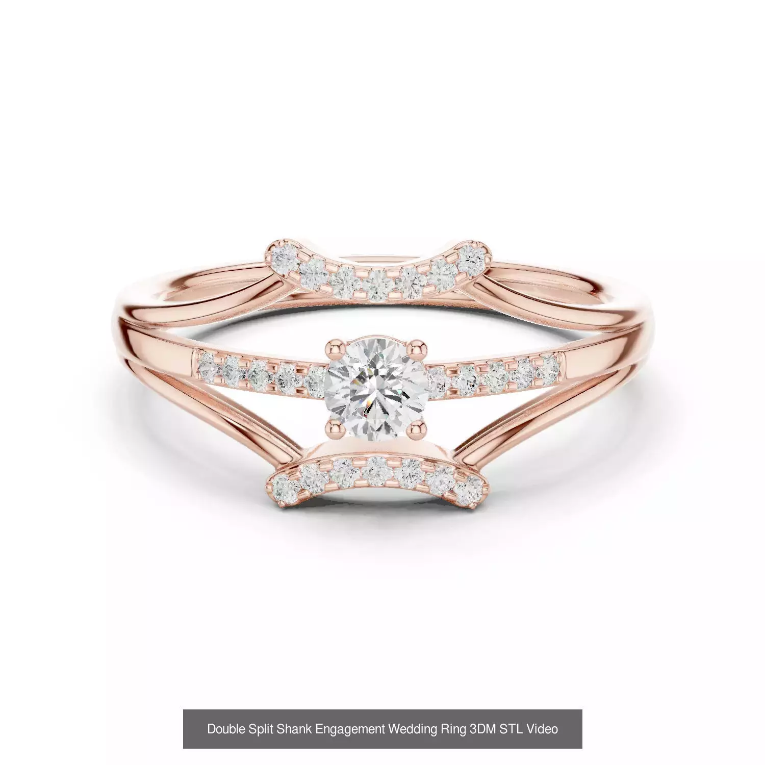 2138 All Diamond Rings 3DM STL FBX OBJ 3 Color Rendering Videos 3D Model Collection_239