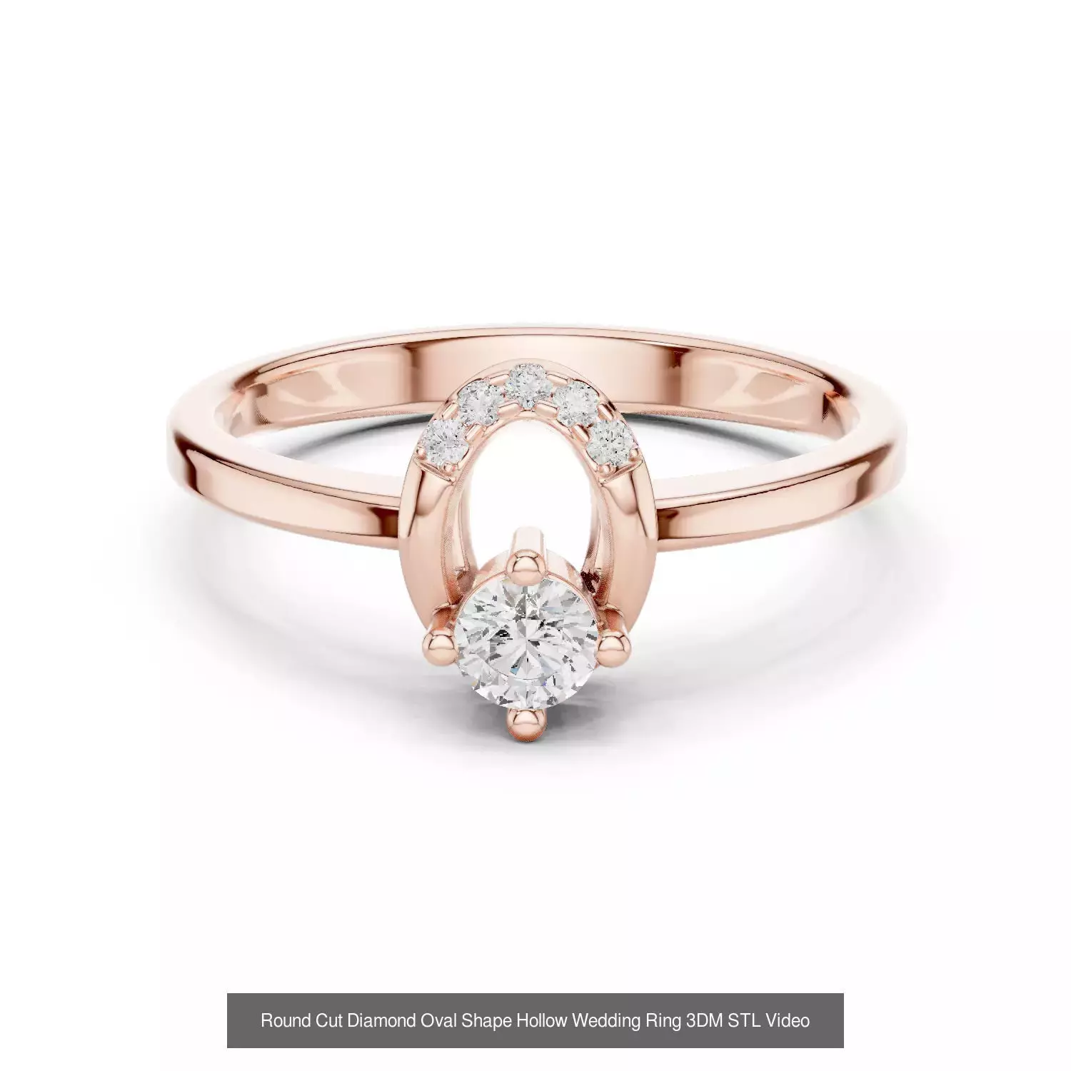 2138 All Diamond Rings 3DM STL FBX OBJ 3 Color Rendering Videos 3D Model Collection_236