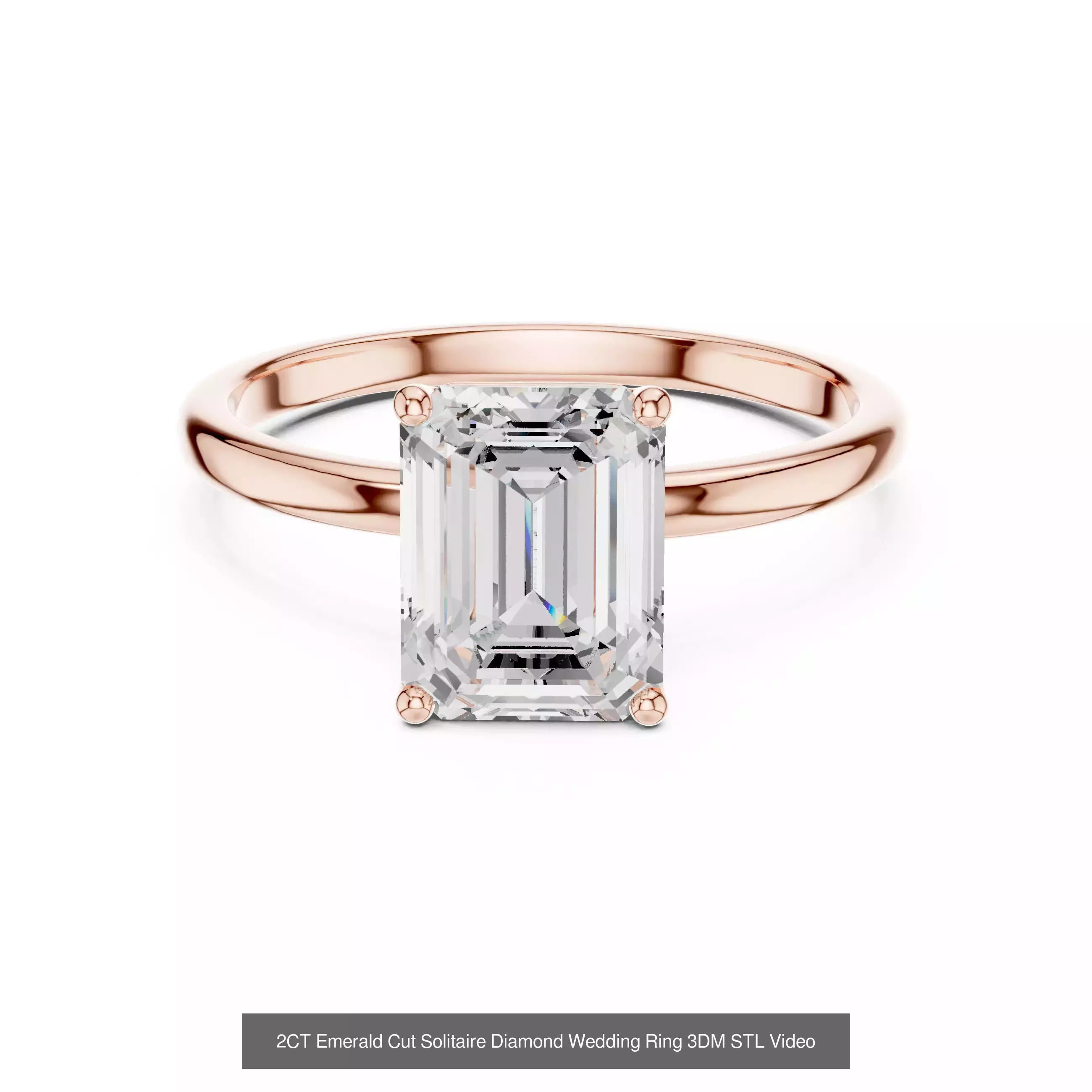 2138 All Diamond Rings 3DM STL FBX OBJ 3 Color Rendering Videos 3D Model Collection_266