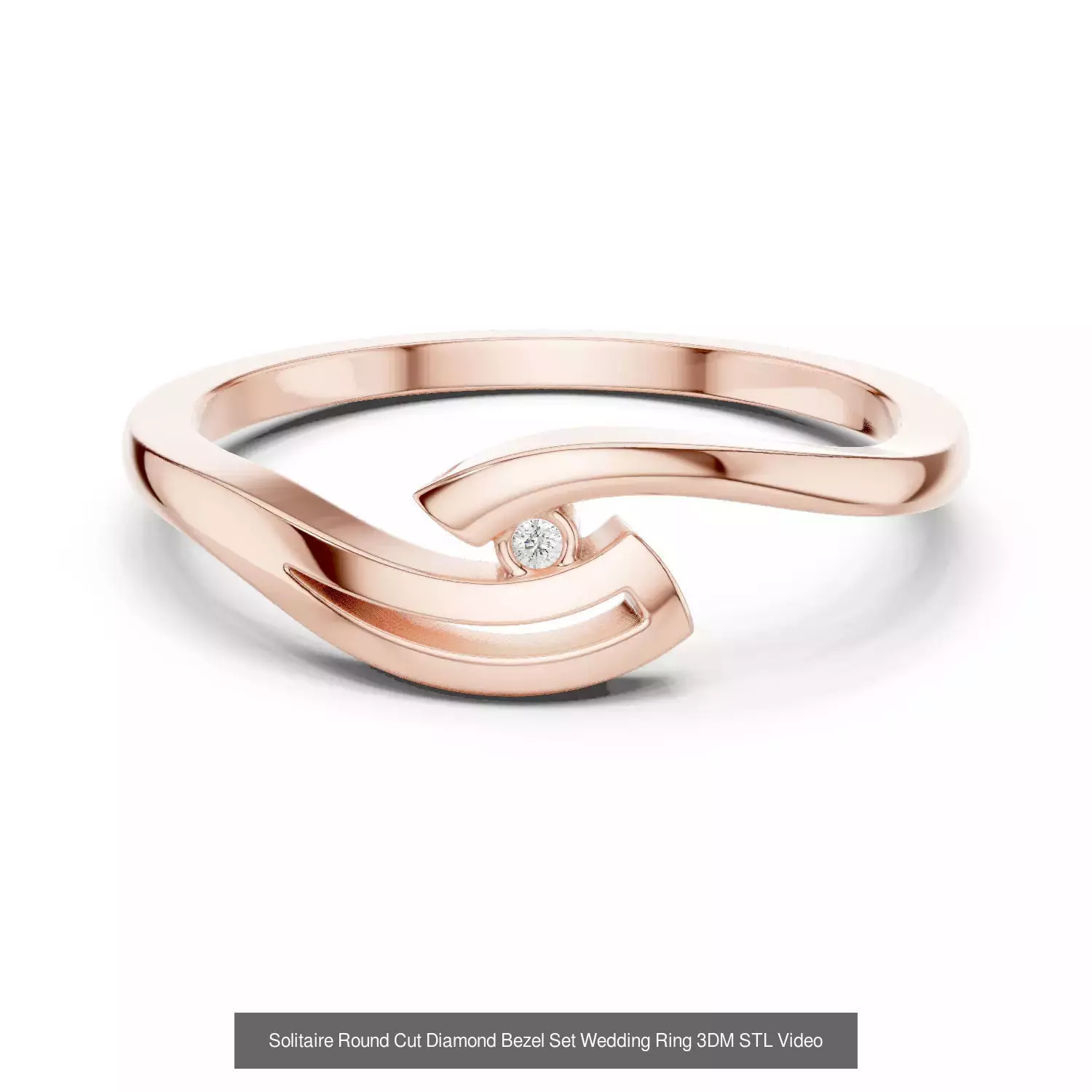 2138 All Diamond Rings 3DM STL FBX OBJ 3 Color Rendering Videos 3D Model Collection_218