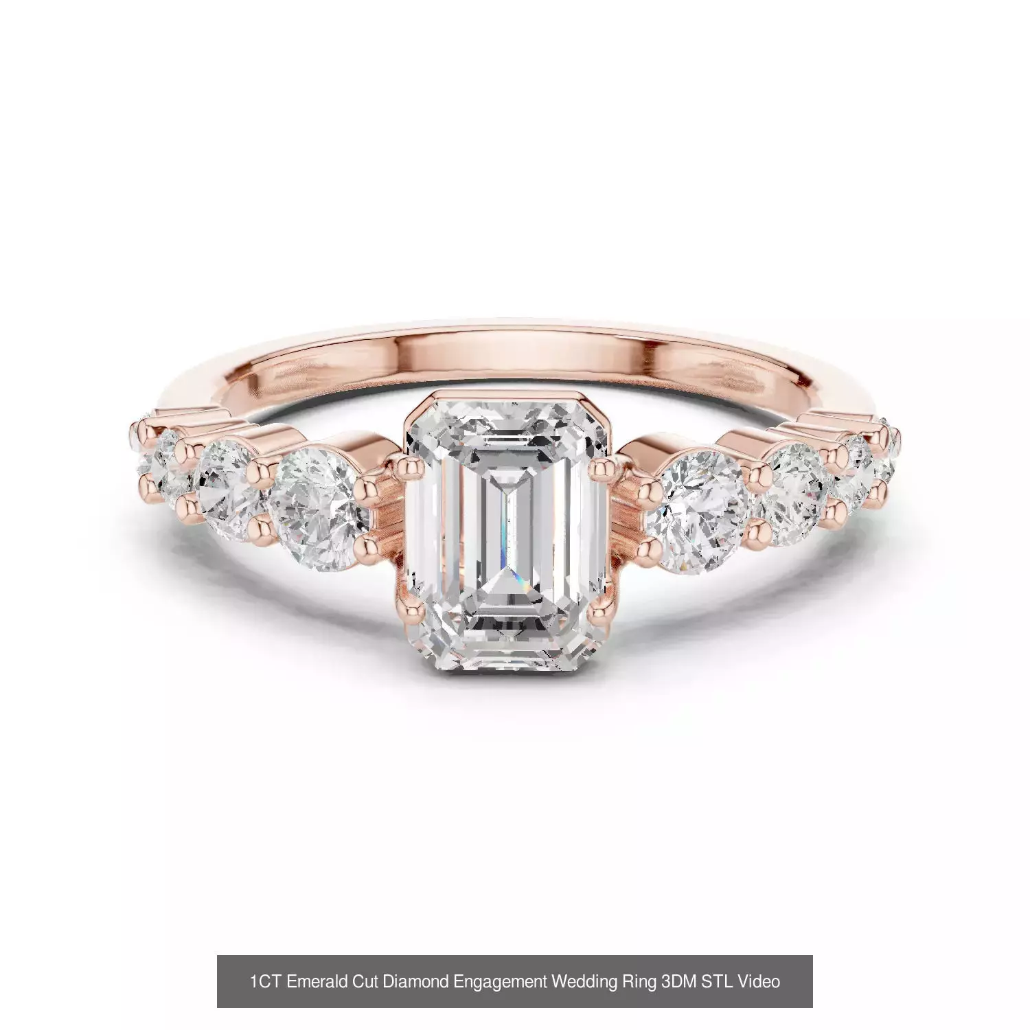 2138 All Diamond Rings 3DM STL FBX OBJ 3 Color Rendering Videos 3D Model Collection_368