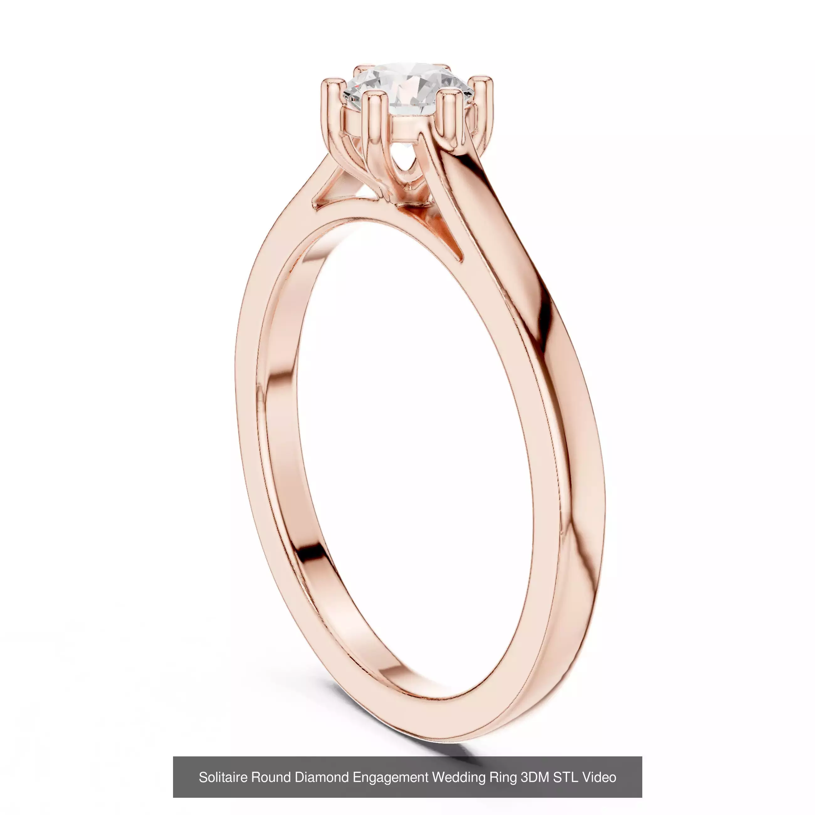 2138 All Diamond Rings 3DM STL FBX OBJ 3 Color Rendering Videos 3D Model Collection_332