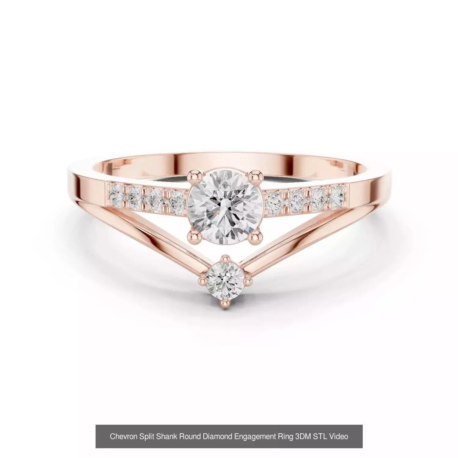 2138 All Diamond Rings 3DM STL FBX OBJ 3 Color Rendering Videos 3D Model Collection_231