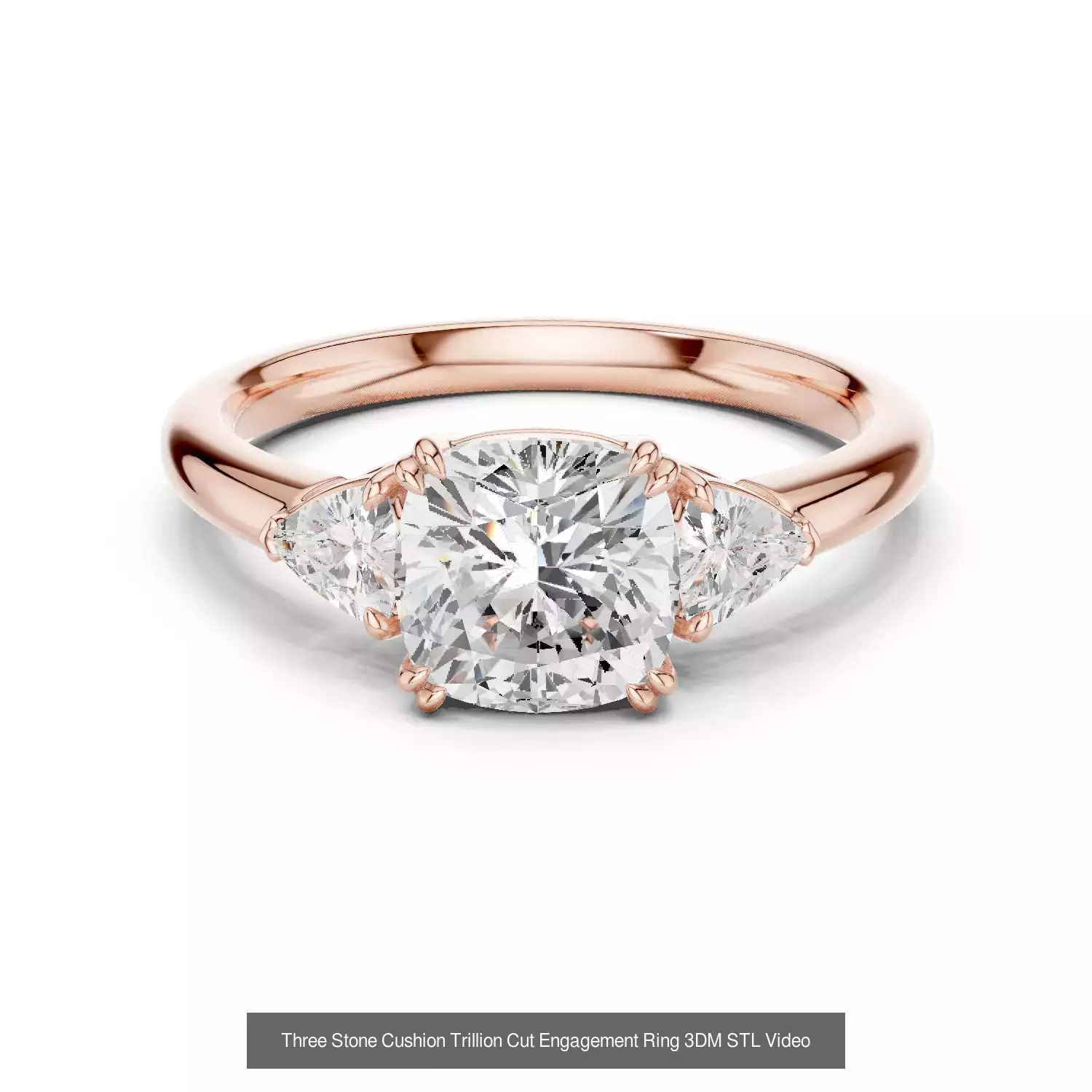 2138 All Diamond Rings 3DM STL FBX OBJ 3 Color Rendering Videos 3D Model Collection_246