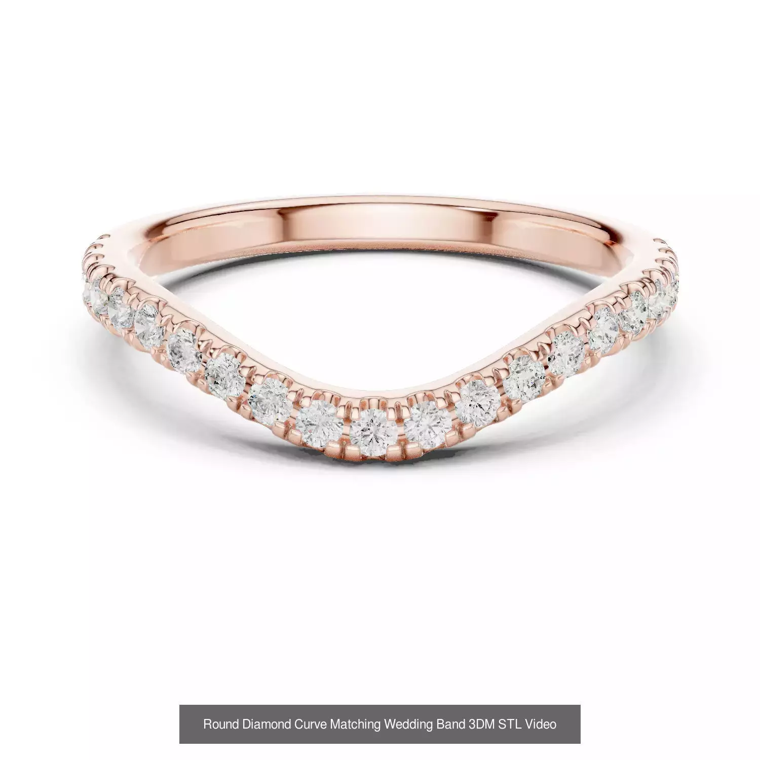 2138 All Diamond Rings 3DM STL FBX OBJ 3 Color Rendering Videos 3D Model Collection_215