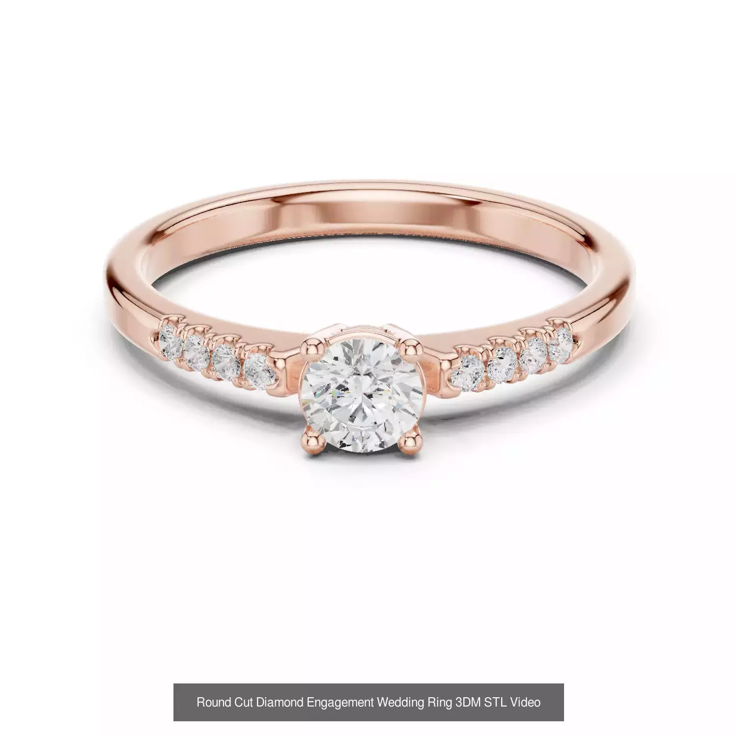 2138 All Diamond Rings 3DM STL FBX OBJ 3 Color Rendering Videos 3D Model Collection_230