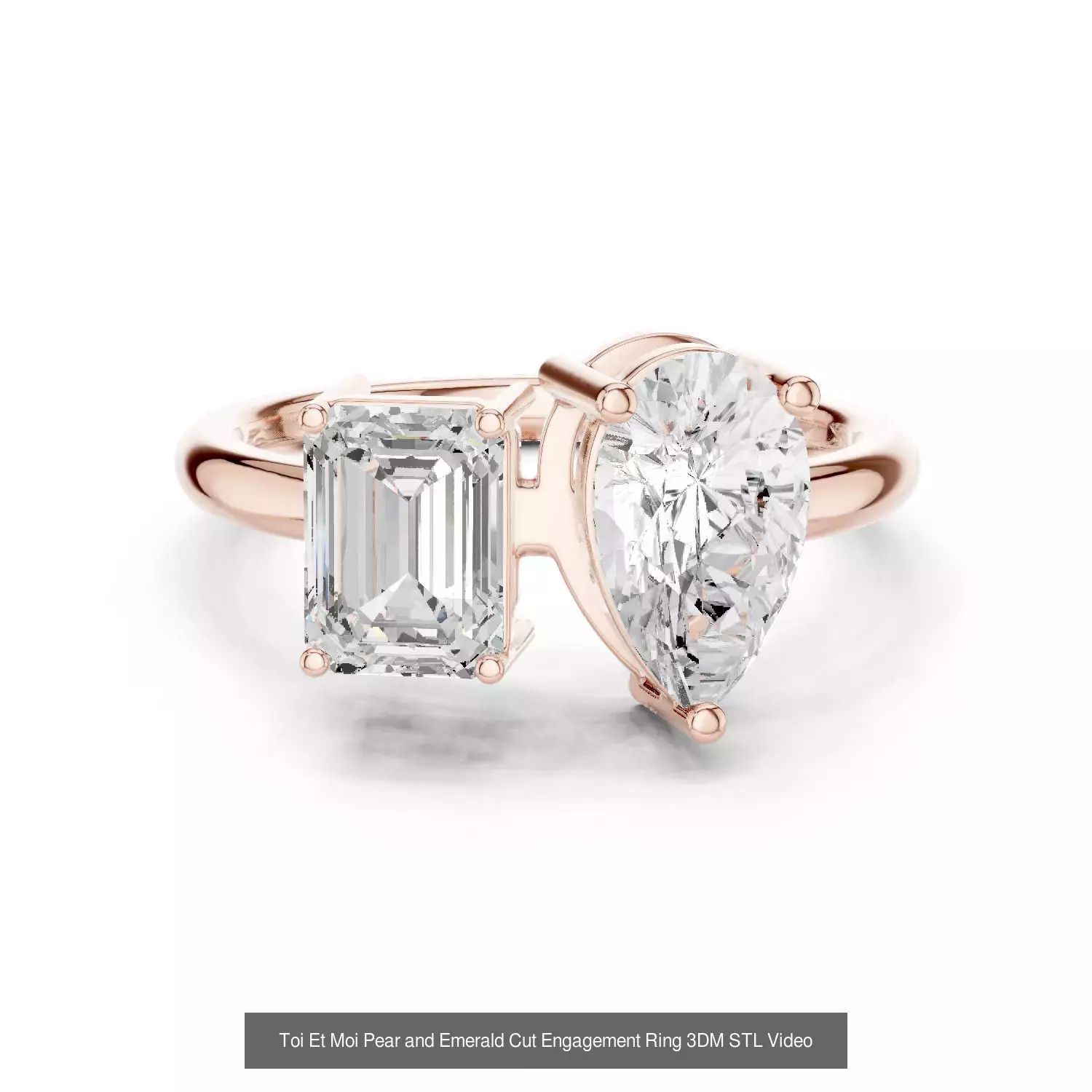 2138 All Diamond Rings 3DM STL FBX OBJ 3 Color Rendering Videos 3D Model Collection_357