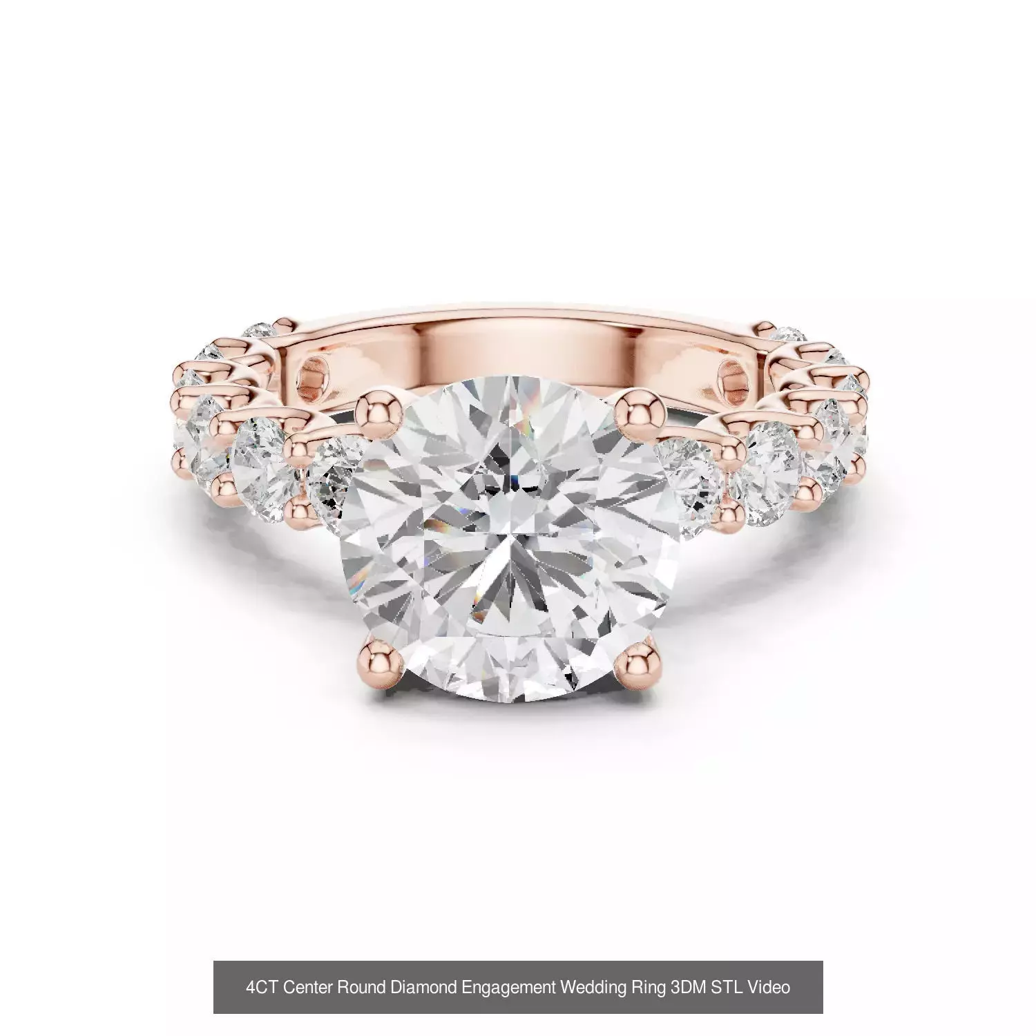 2138 All Diamond Rings 3DM STL FBX OBJ 3 Color Rendering Videos 3D Model Collection_242