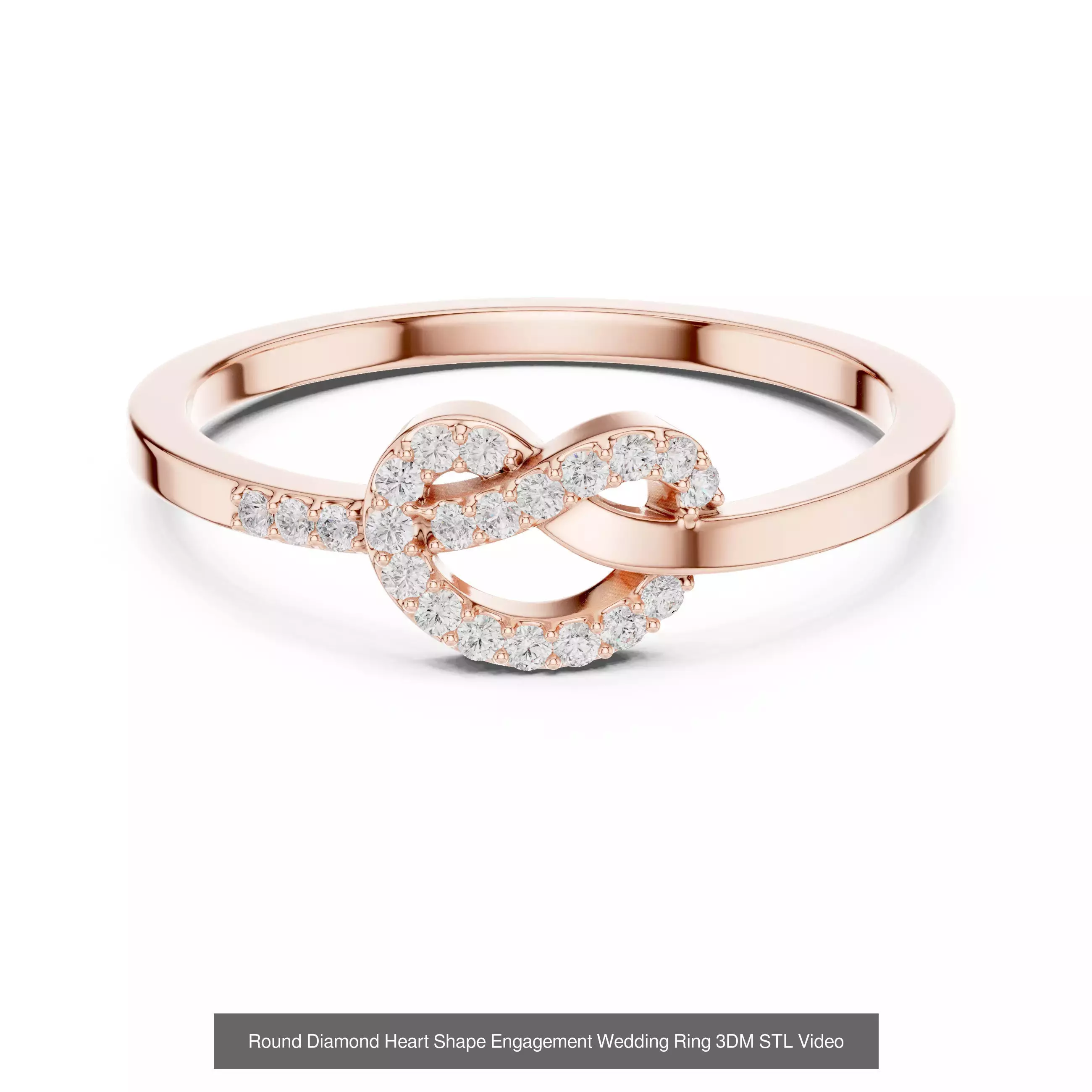 2138 All Diamond Rings 3DM STL FBX OBJ 3 Color Rendering Videos 3D Model Collection_255