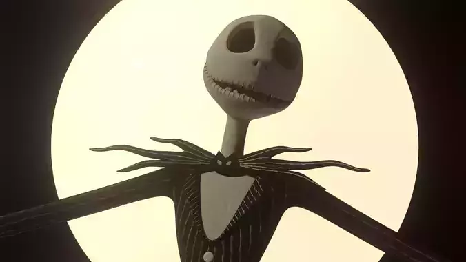 Jack Skellington  - rig included