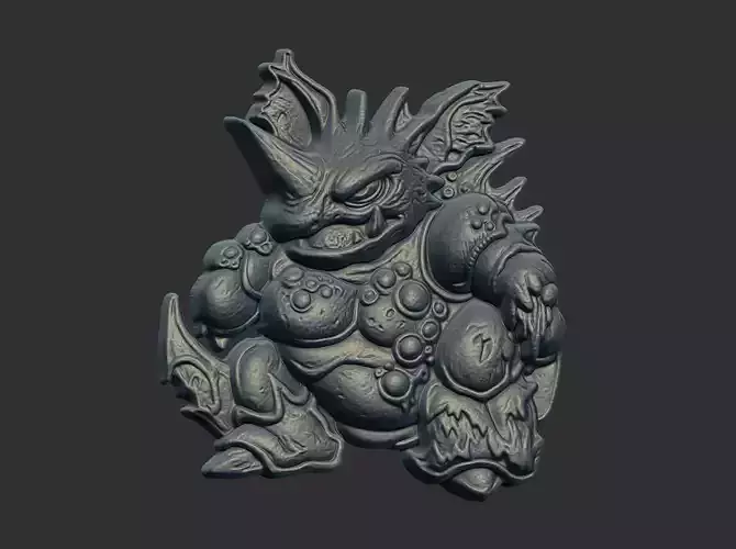 nidoking pokeman zombie cnc  model