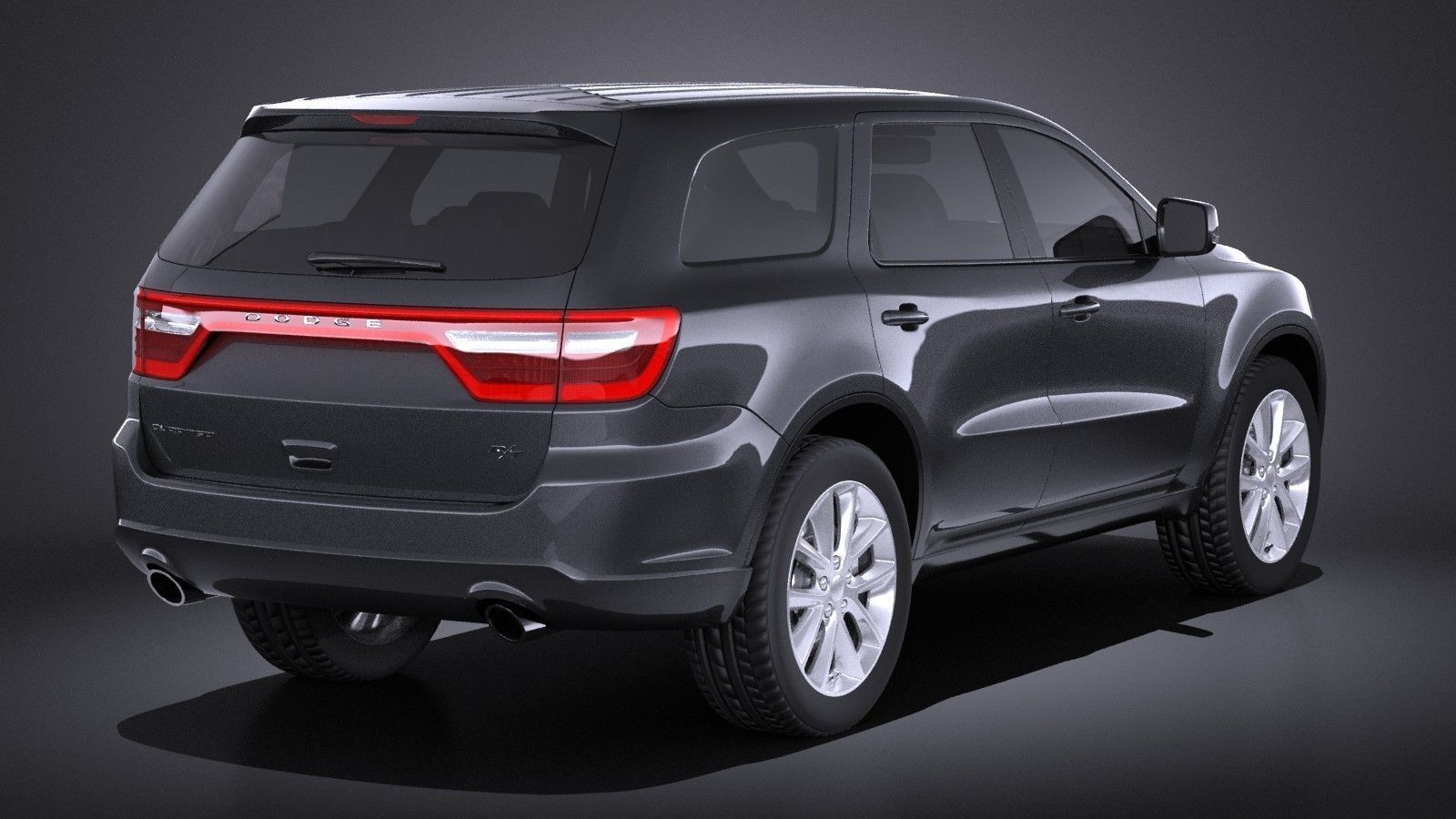 Dodge Durango 2014 VRAY 3D model_4