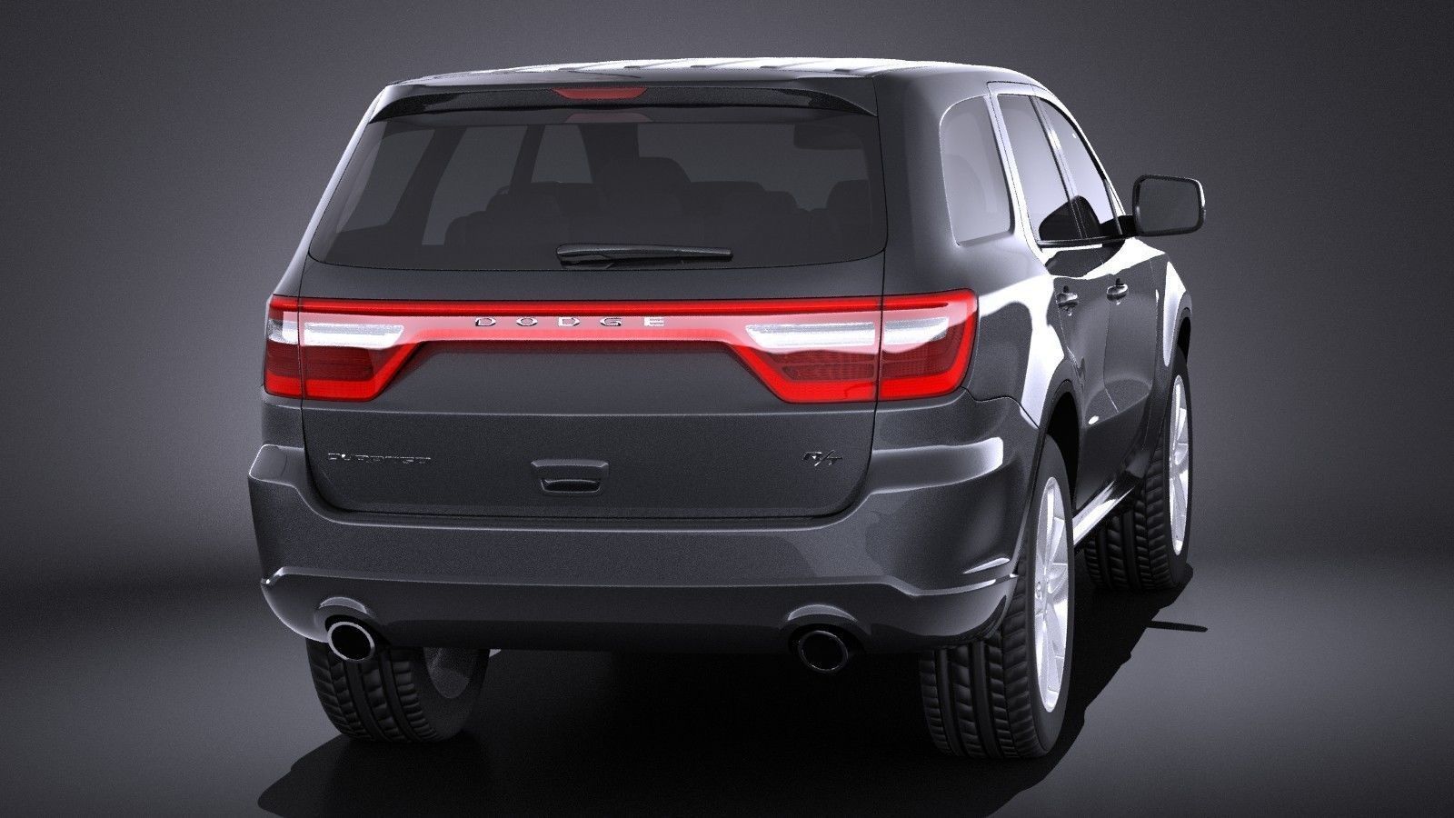 Dodge Durango 2014 VRAY 3D model_5