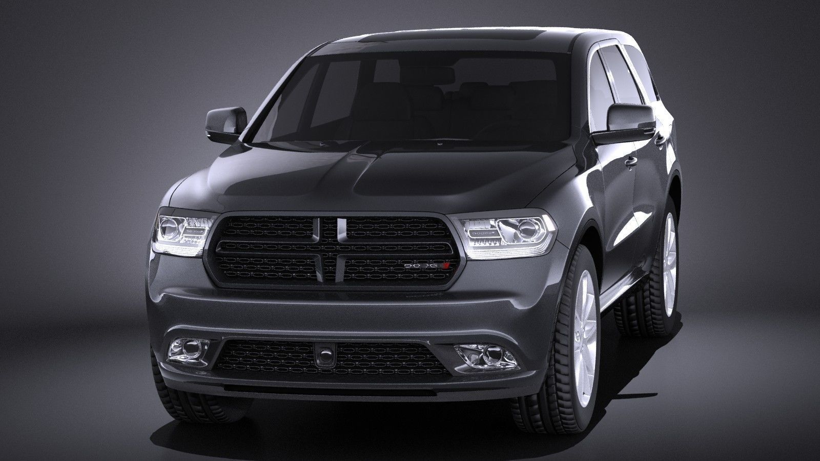 Dodge Durango 2014 VRAY 3D model_1