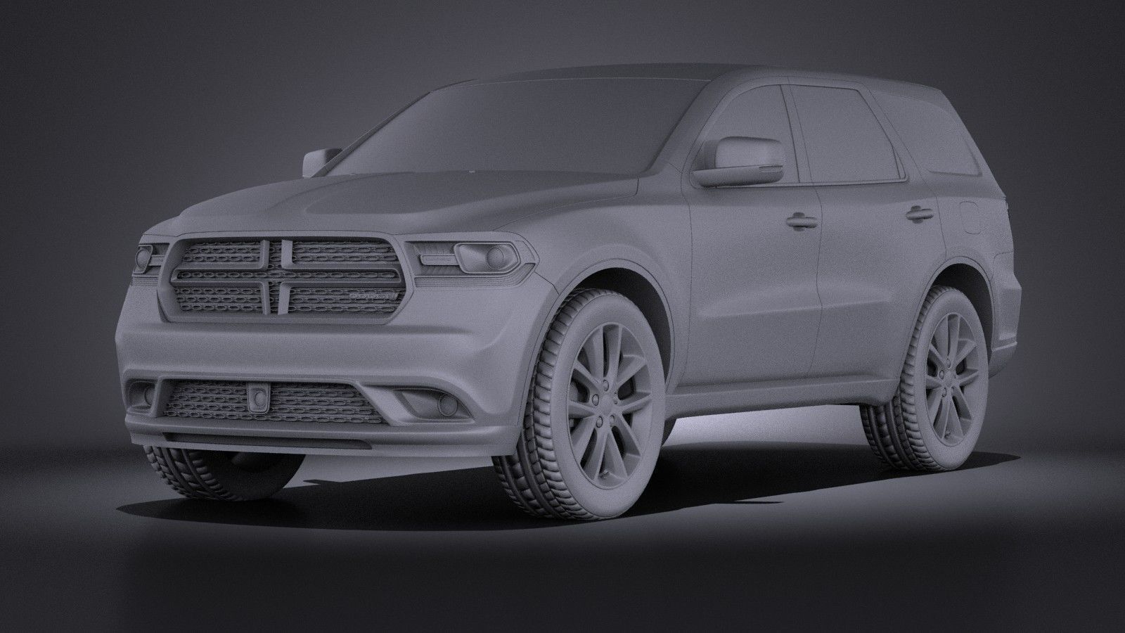 Dodge Durango 2014 VRAY 3D model_8