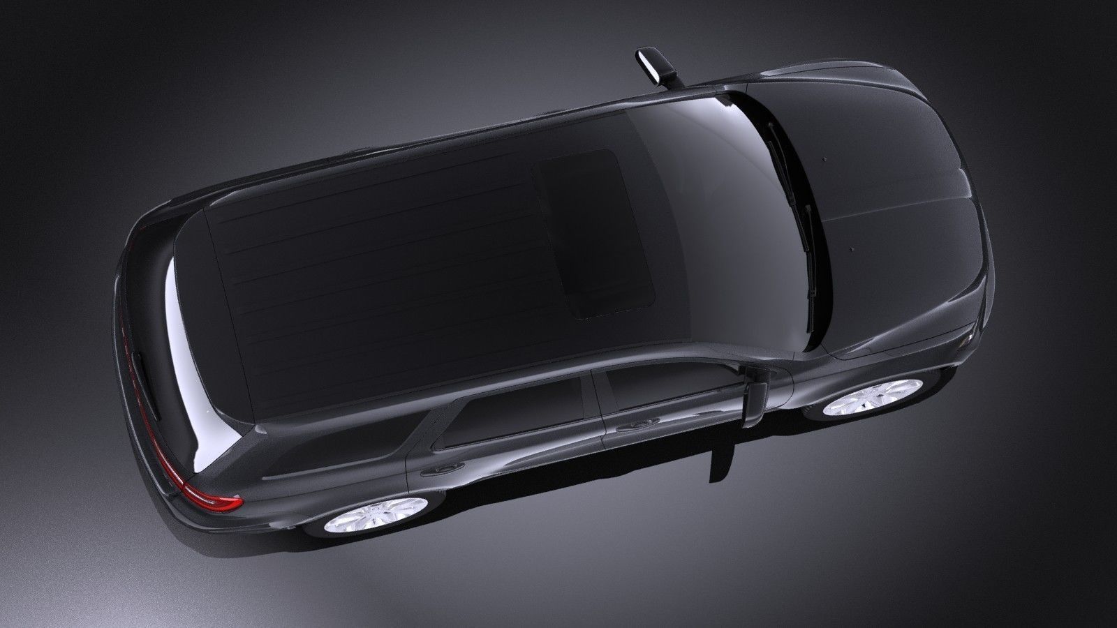 Dodge Durango 2014 VRAY 3D model_7