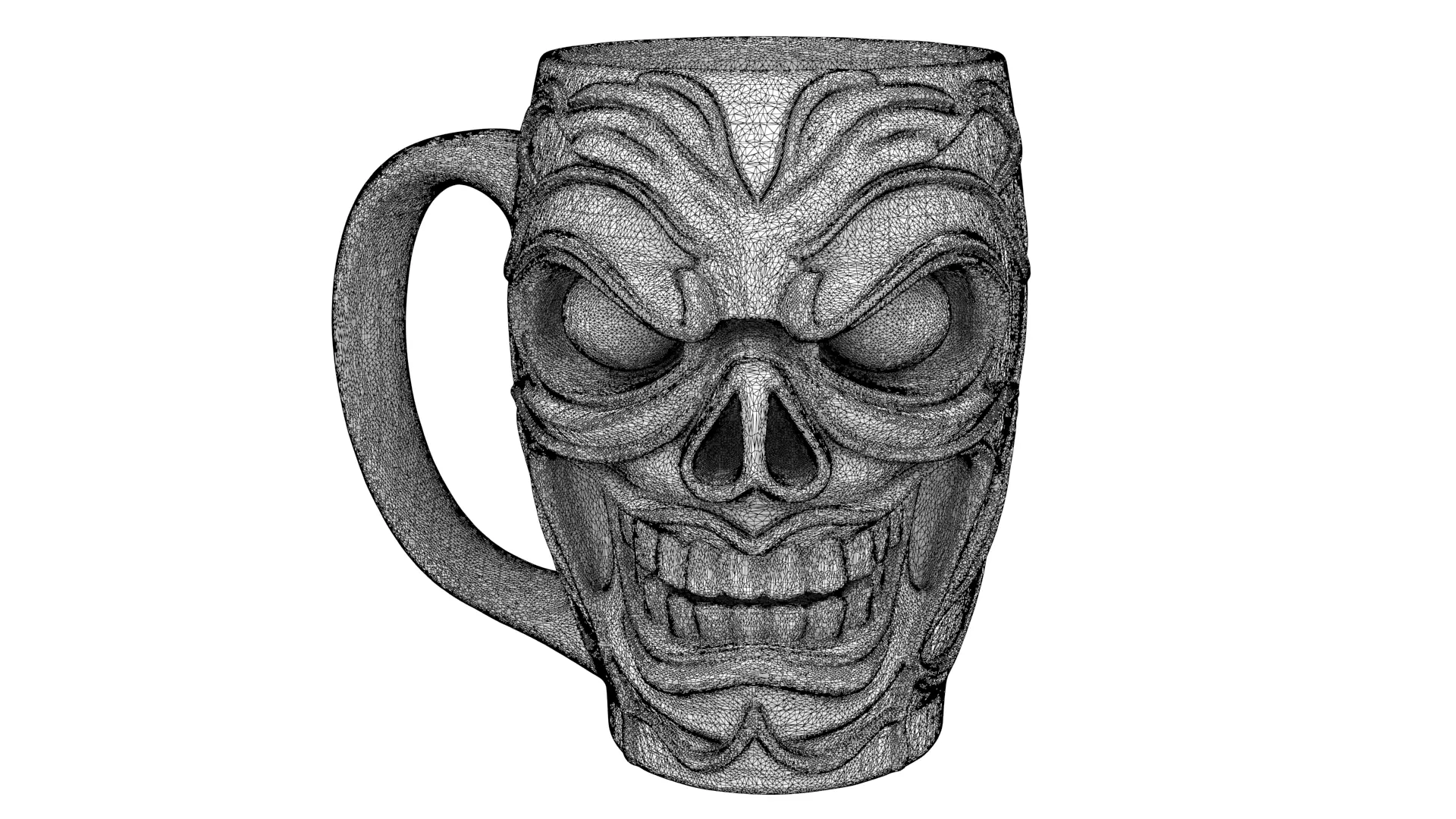 Halloween mug 3D model_10
