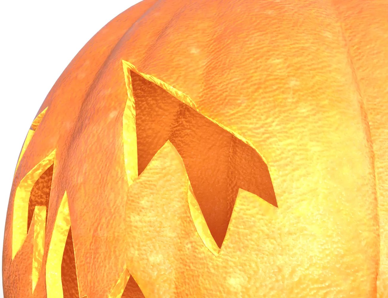 Evil pumpkin Low-poly 3D model_10