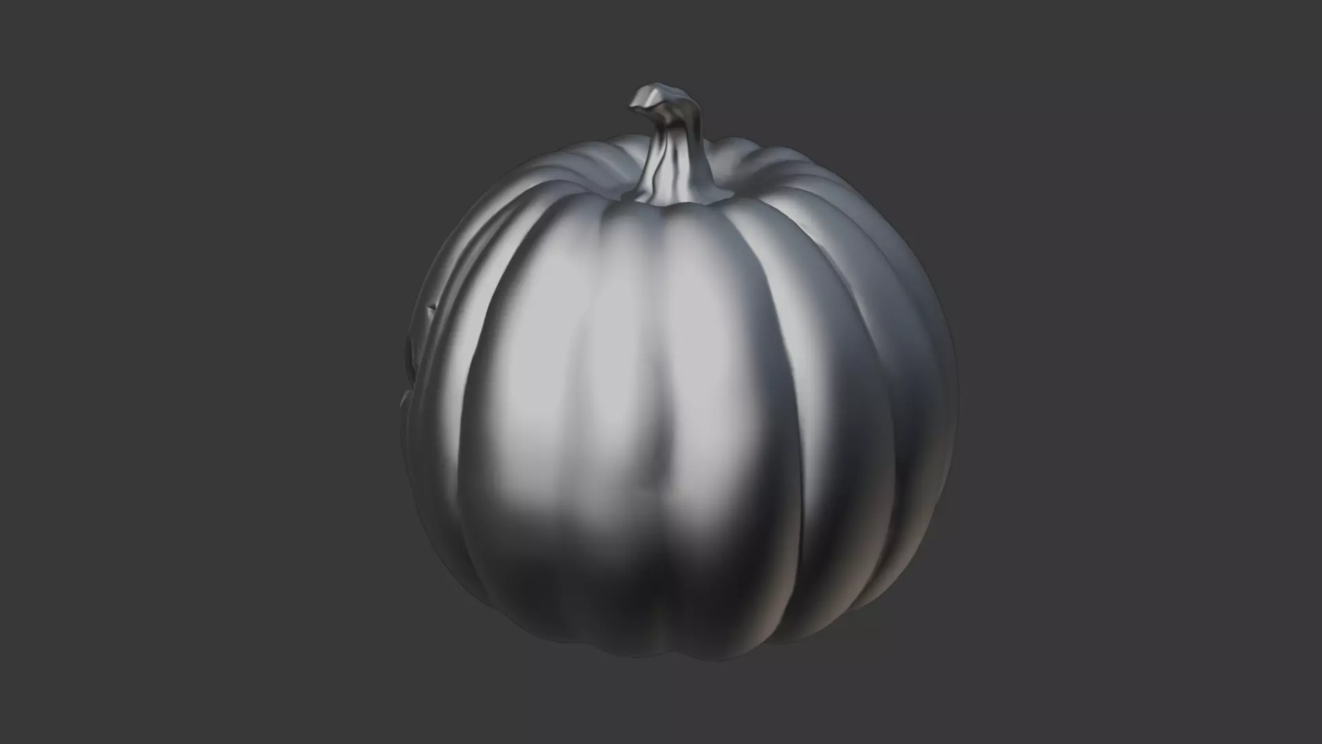 Evil pumpkin Low-poly 3D model_20