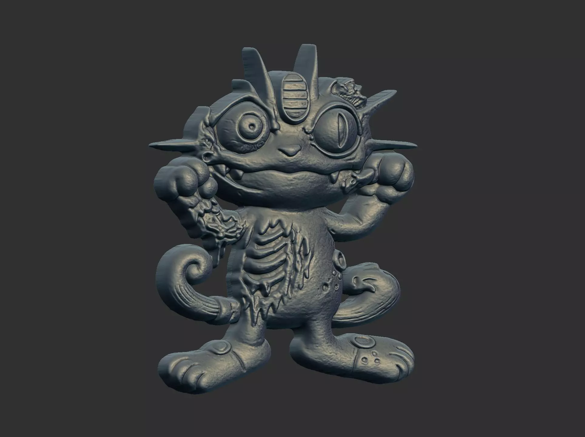 miaouss pokeman zombie cnc model 3D print model