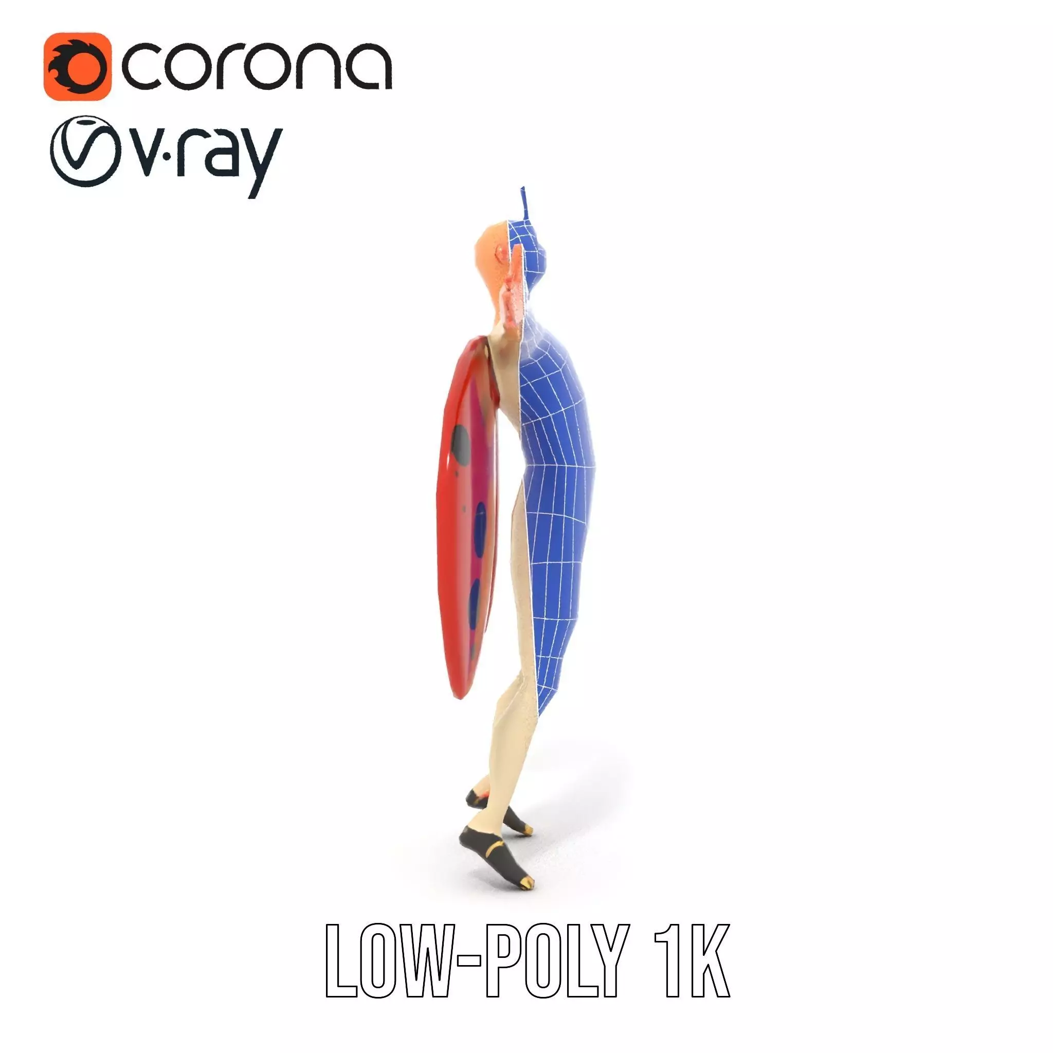 Ladybug Costume Fun model pack Low-poly 3D model_20