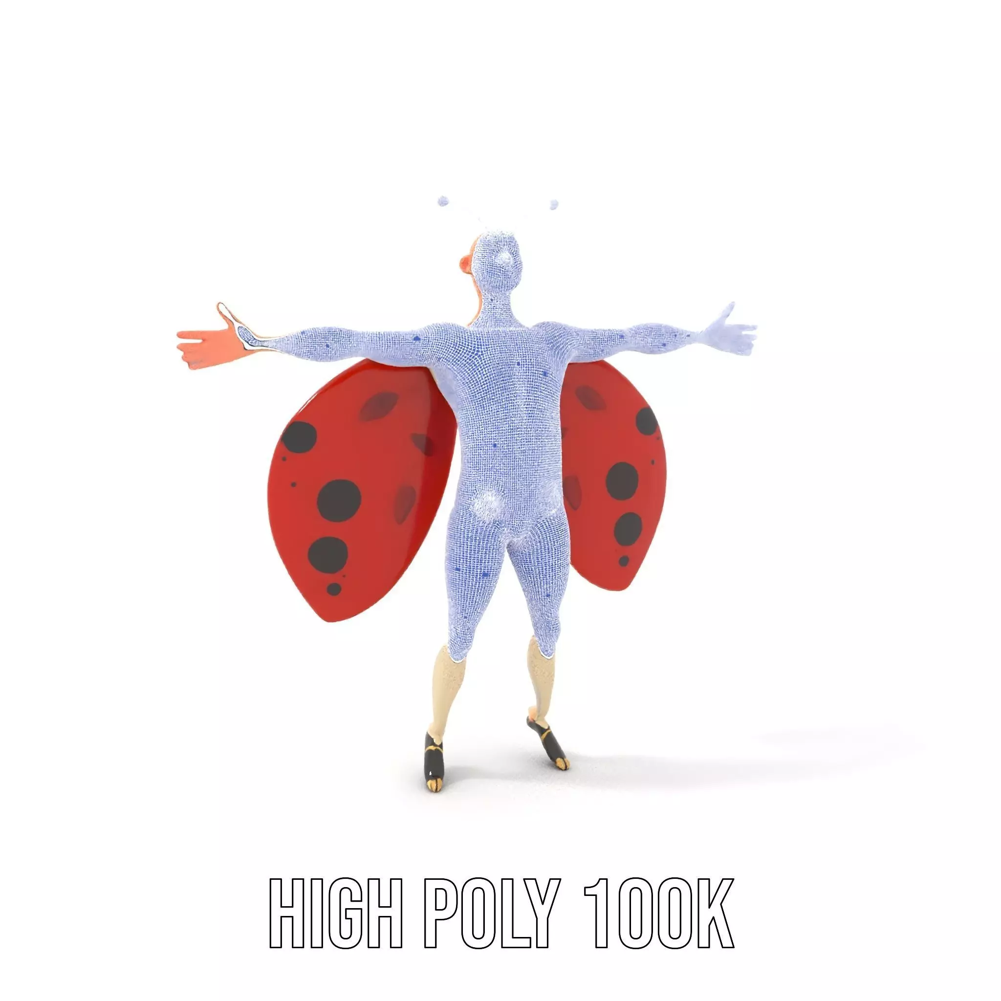 Ladybug Costume Fun model pack Low-poly 3D model_5