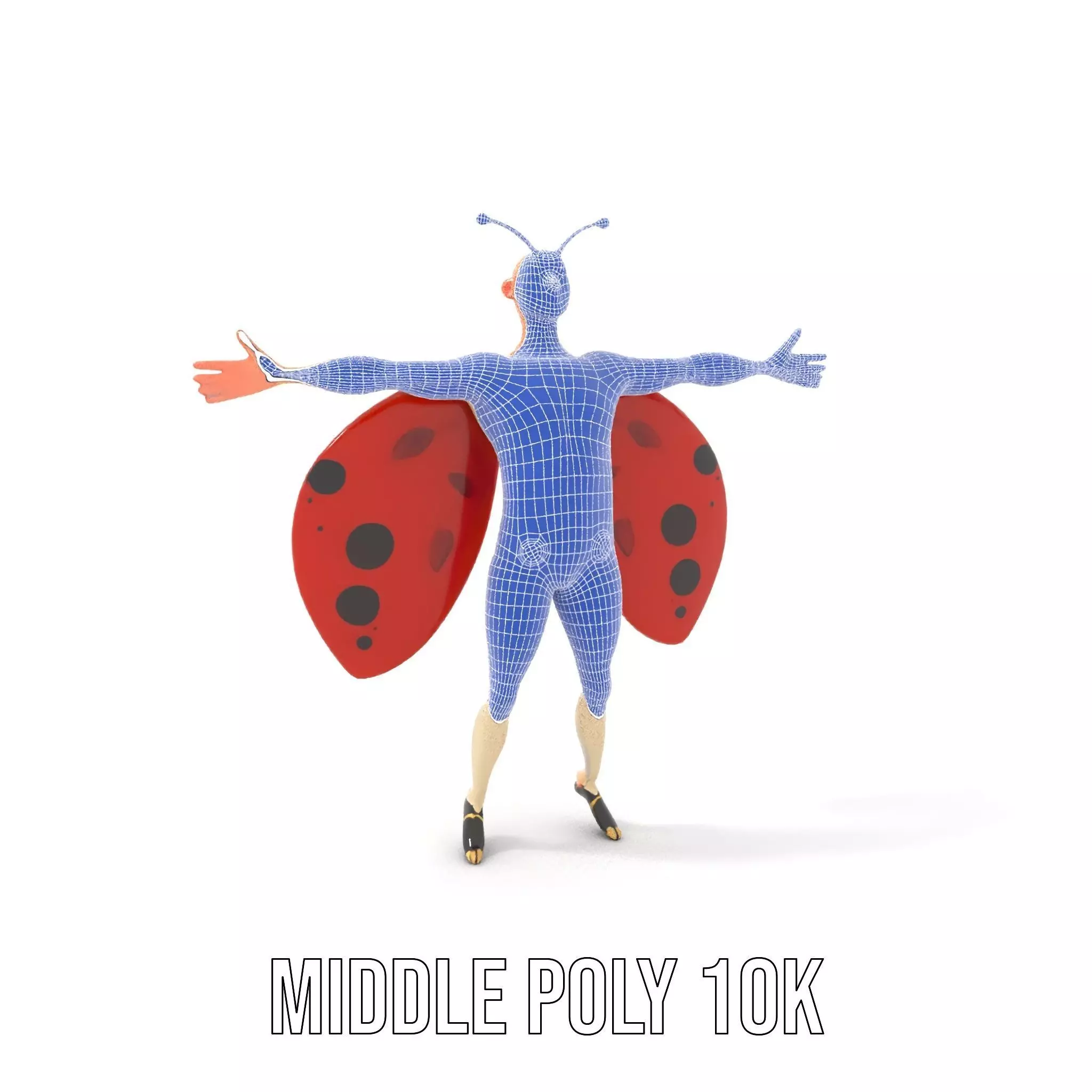 Ladybug Costume Fun model pack Low-poly 3D model_14