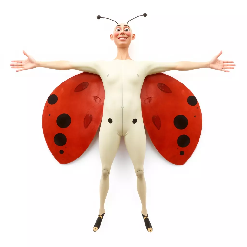 Ladybug Costume Fun model pack Low-poly 3D model_3