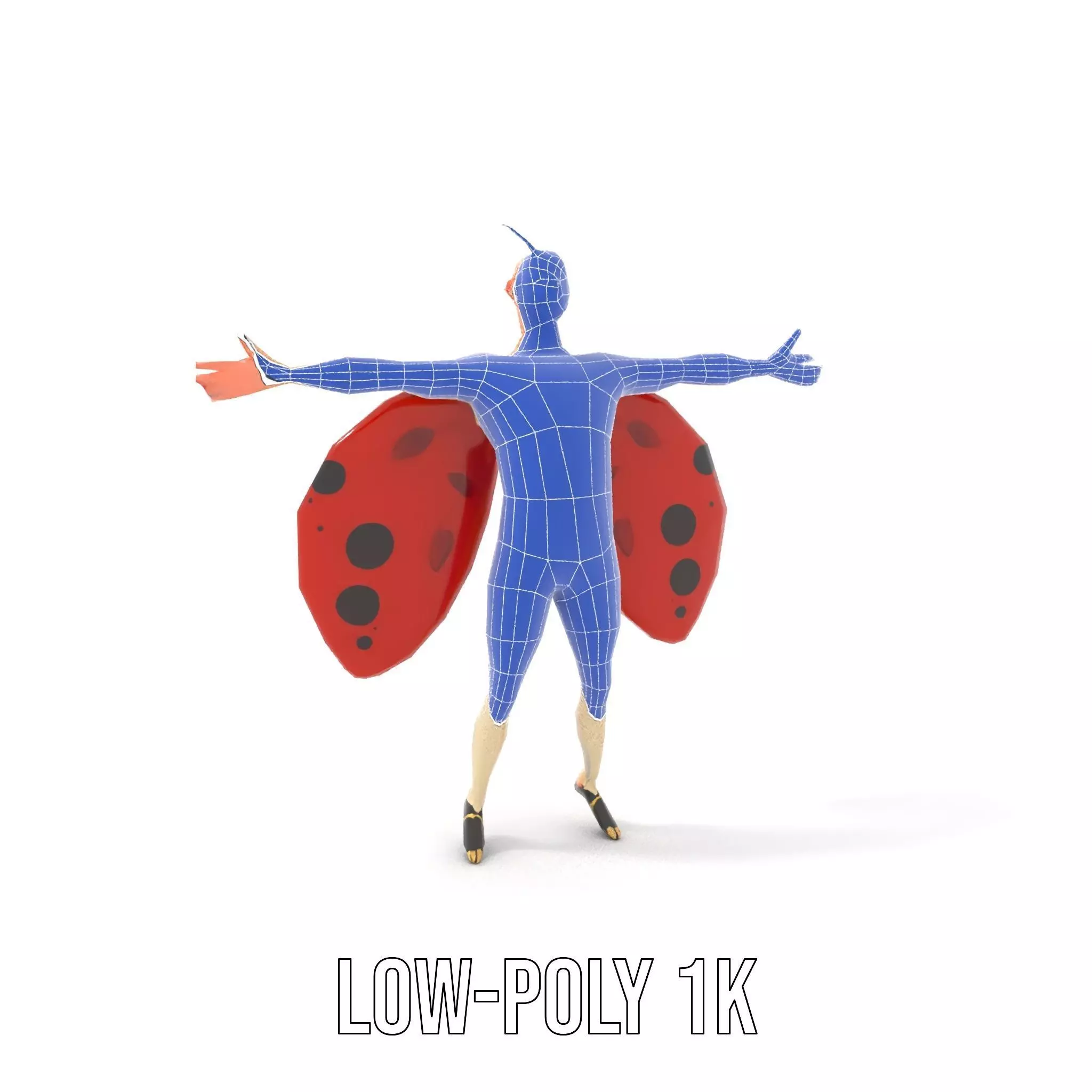 Ladybug Costume Fun model pack Low-poly 3D model_23