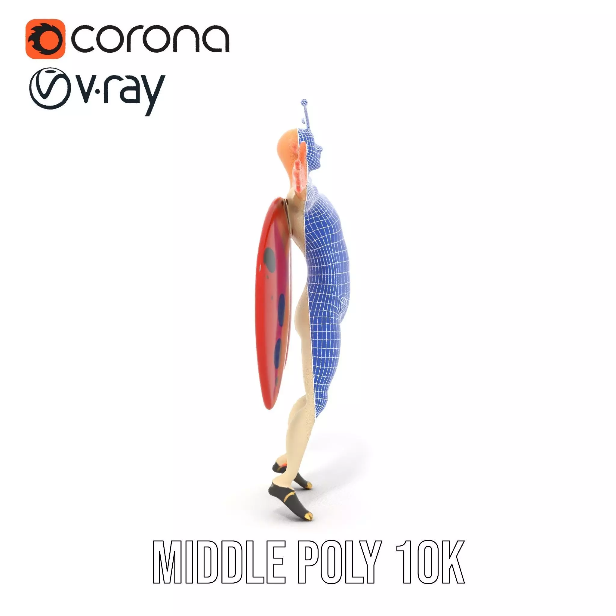 Ladybug Costume Fun model pack Low-poly 3D model_31