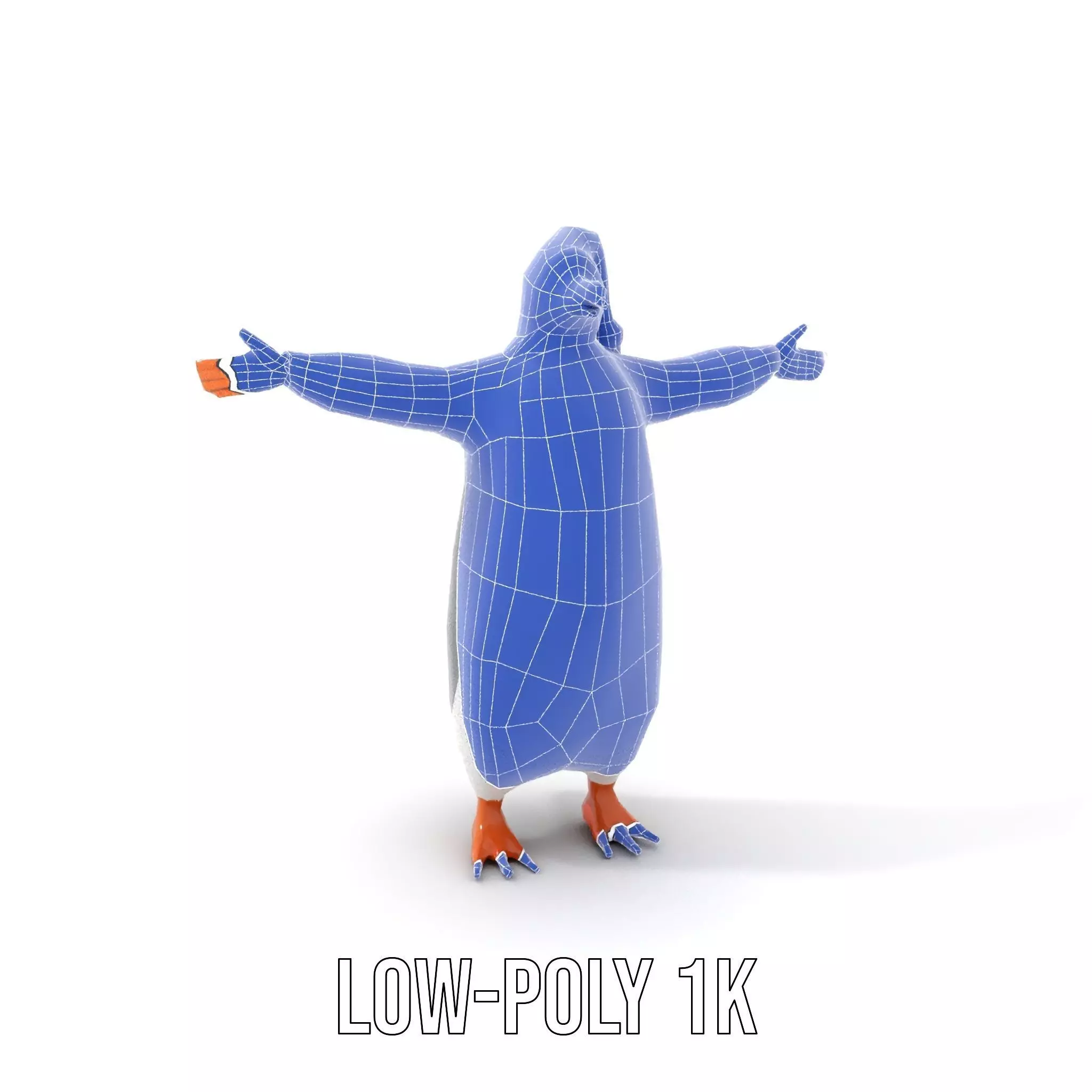 Festive Penguin Holiday model pack Low-poly 3D model_20