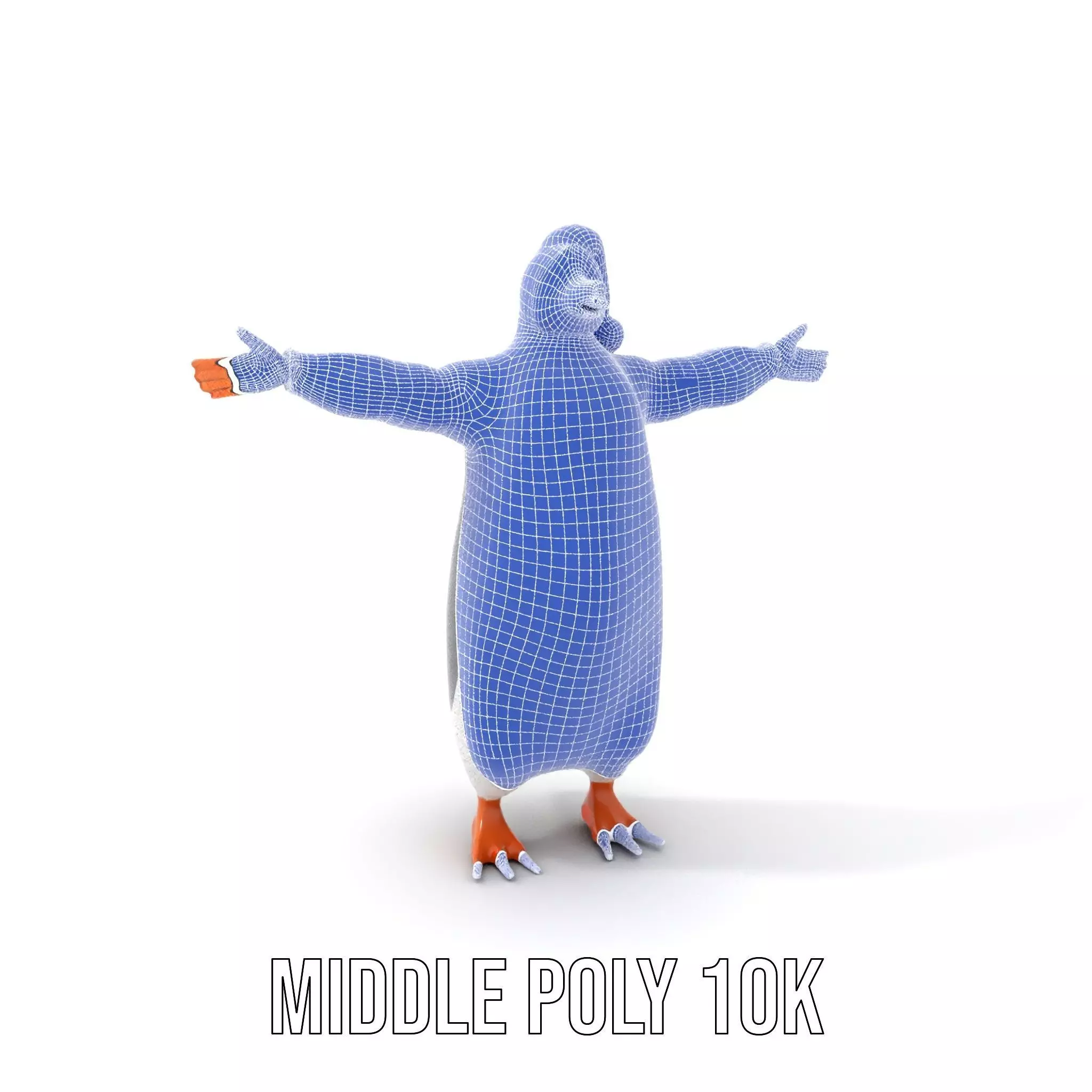 Festive Penguin Holiday model pack Low-poly 3D model_25