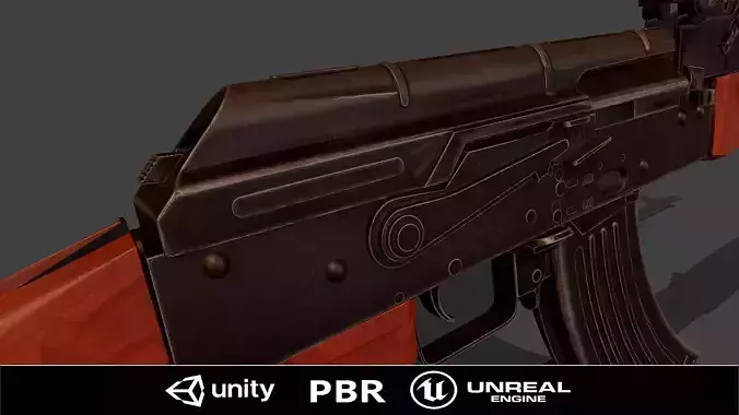 AKM ASSAULT RIFLE FOR GAMES 