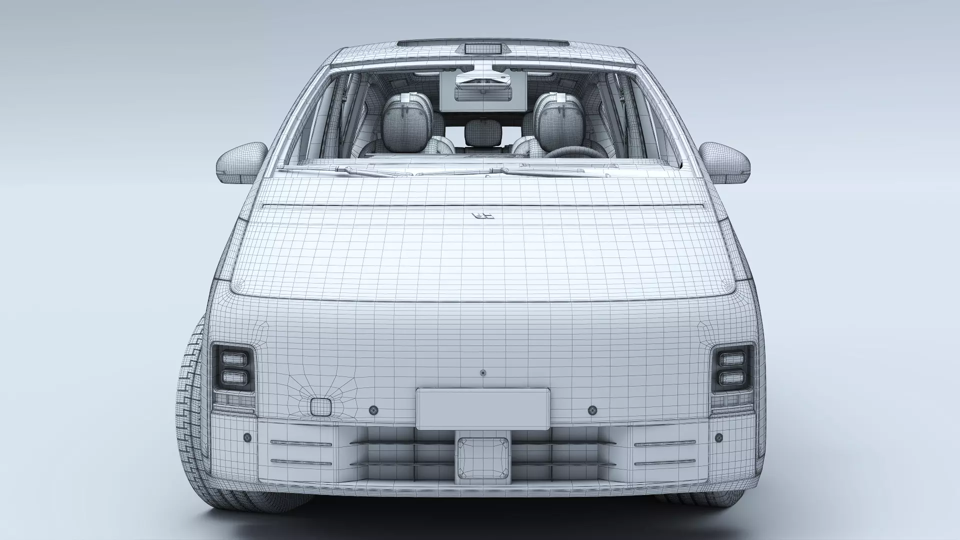 2025 Li Mega Ultra with interior 3D model_22