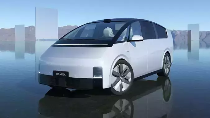 2025 Li Mega Ultra with interior 3D model 2025 Li Mega Ultra with interior 3D model