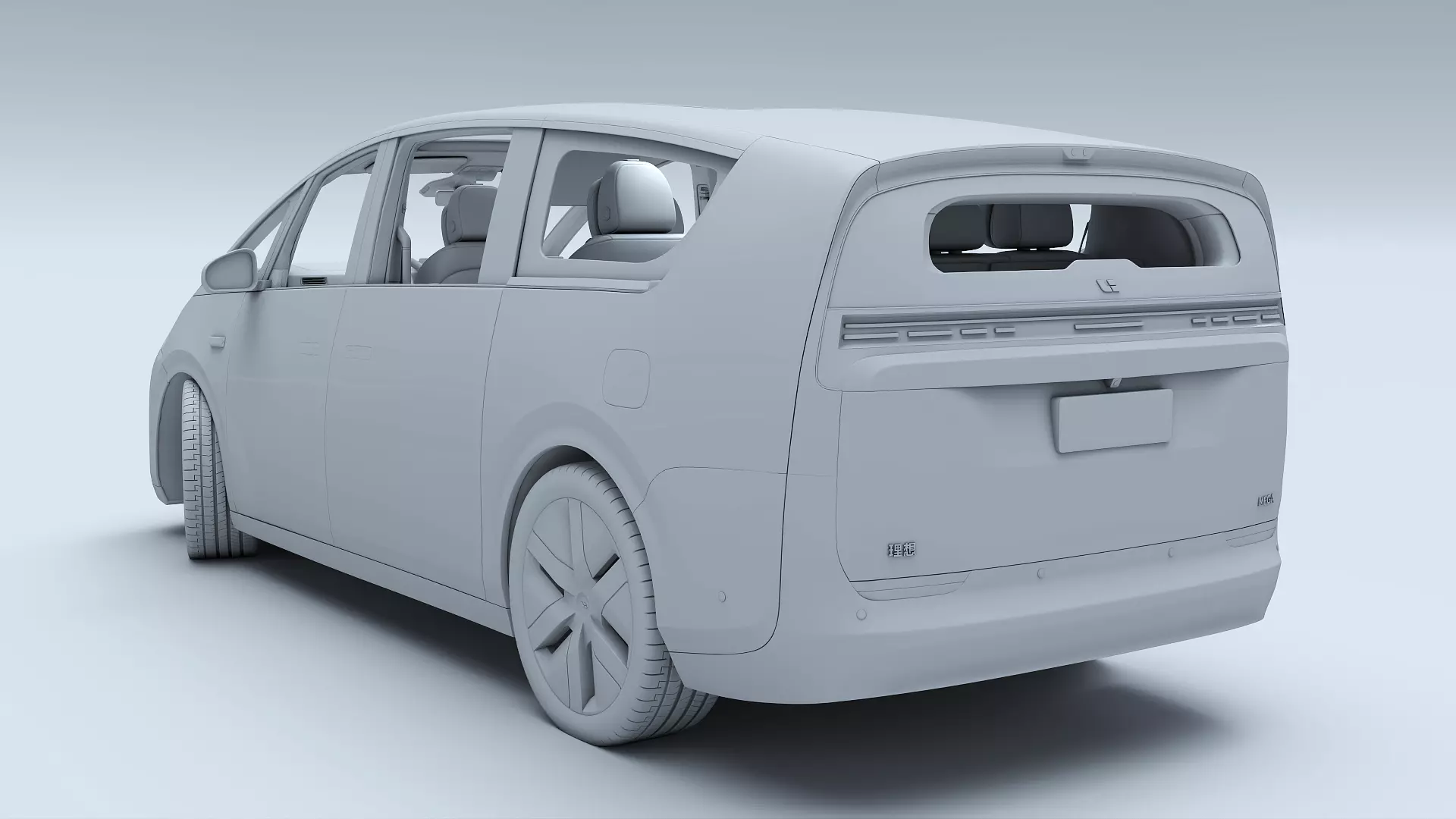 2025 Li Mega Ultra with interior 3D model_43