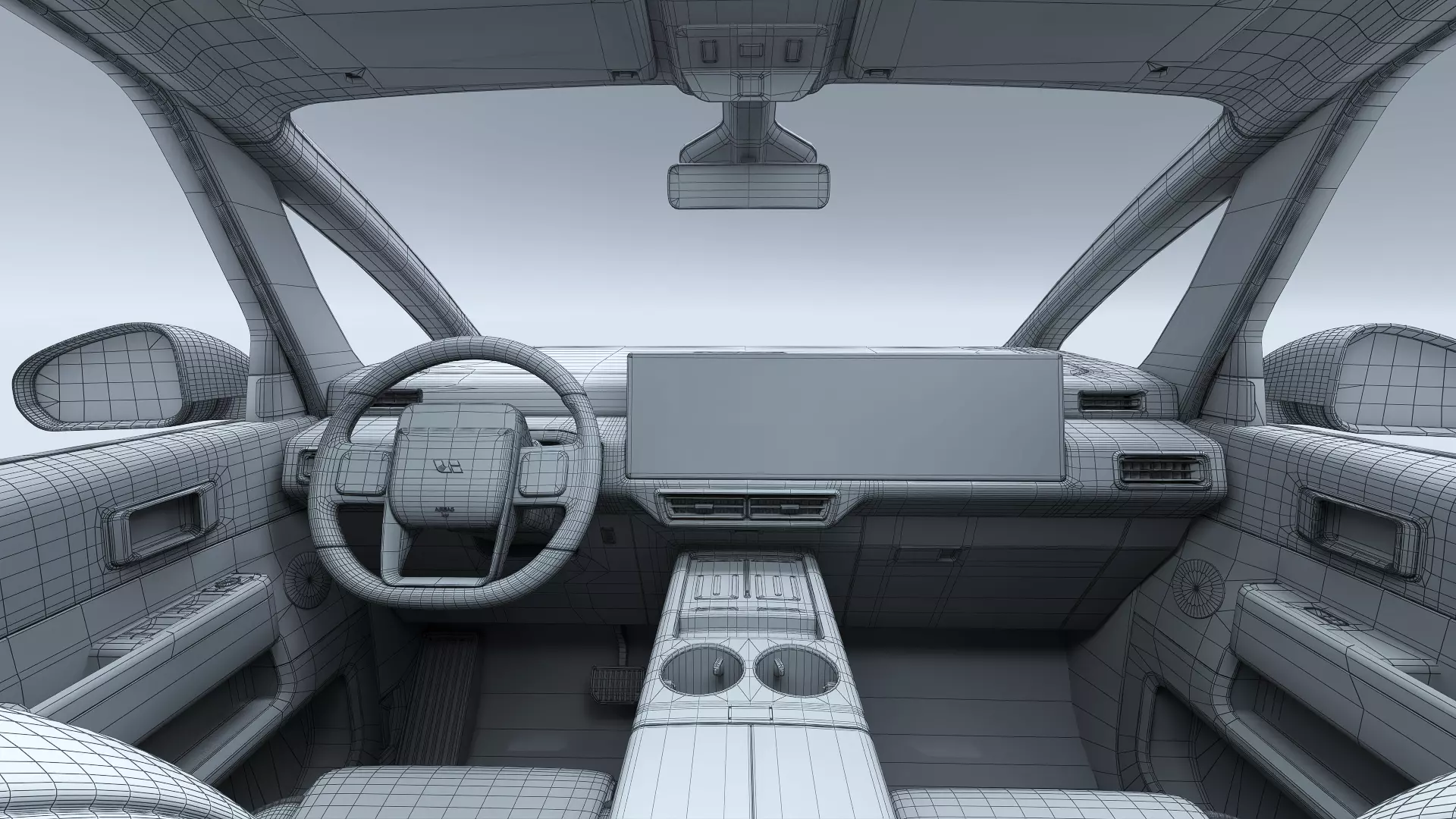 2025 Li Mega Ultra with interior 3D model_30