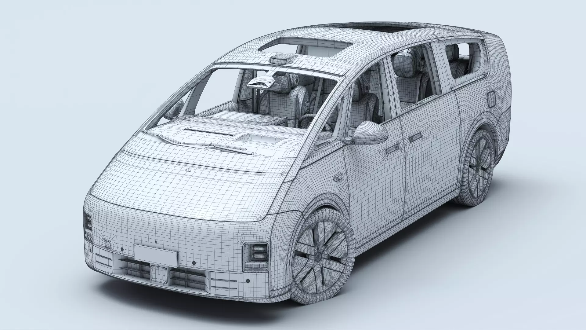 2025 Li Mega Ultra with interior 3D model_18
