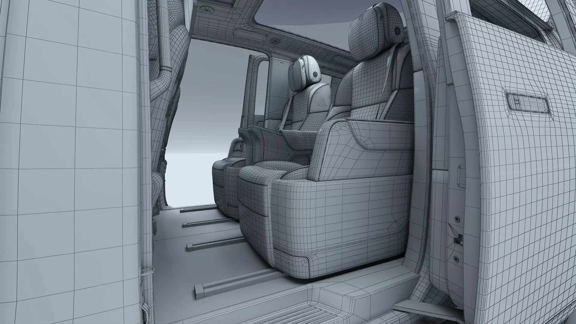 2025 Li Mega Ultra with interior 3D model_36