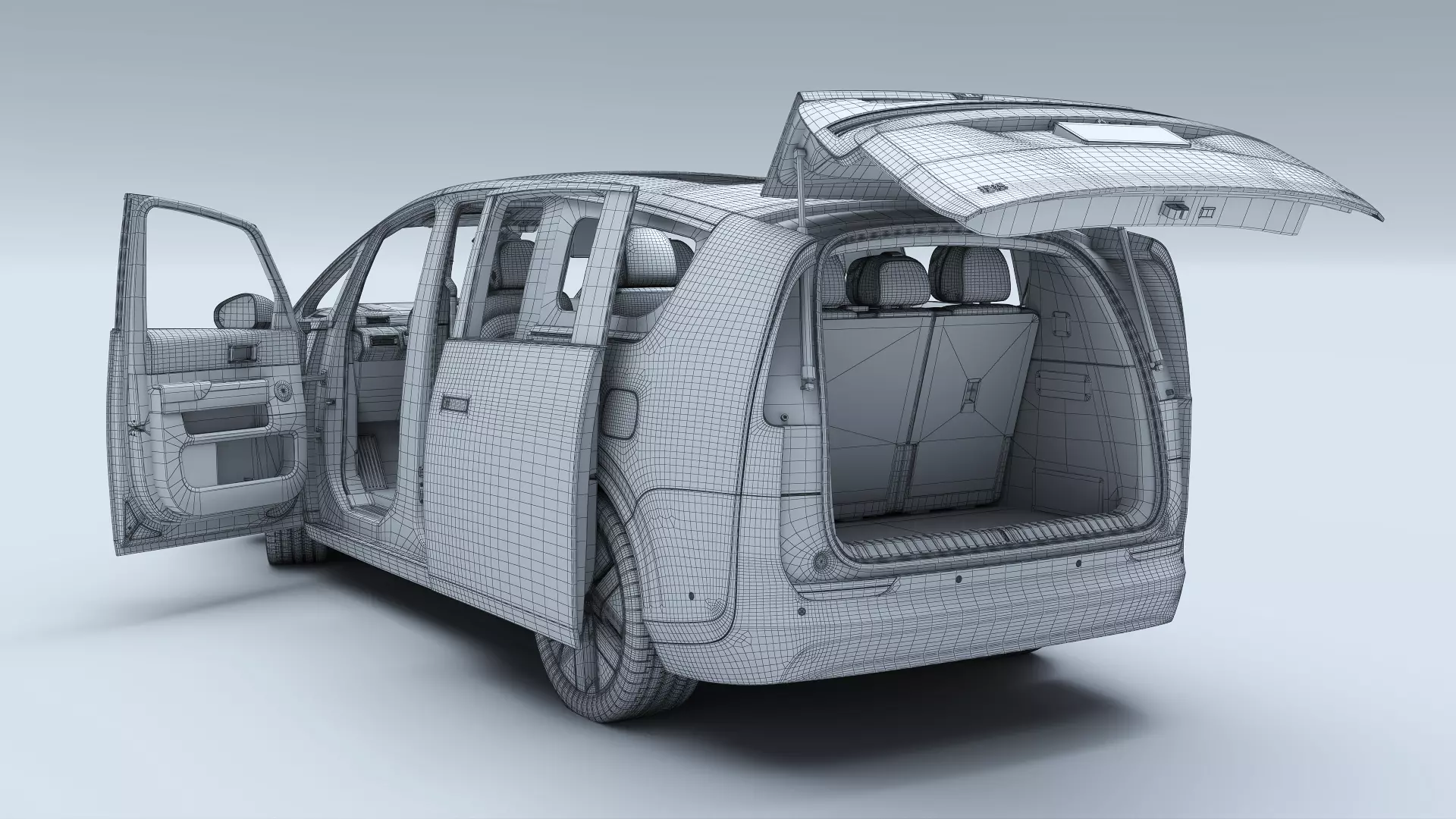 2025 Li Mega Ultra with interior 3D model_40