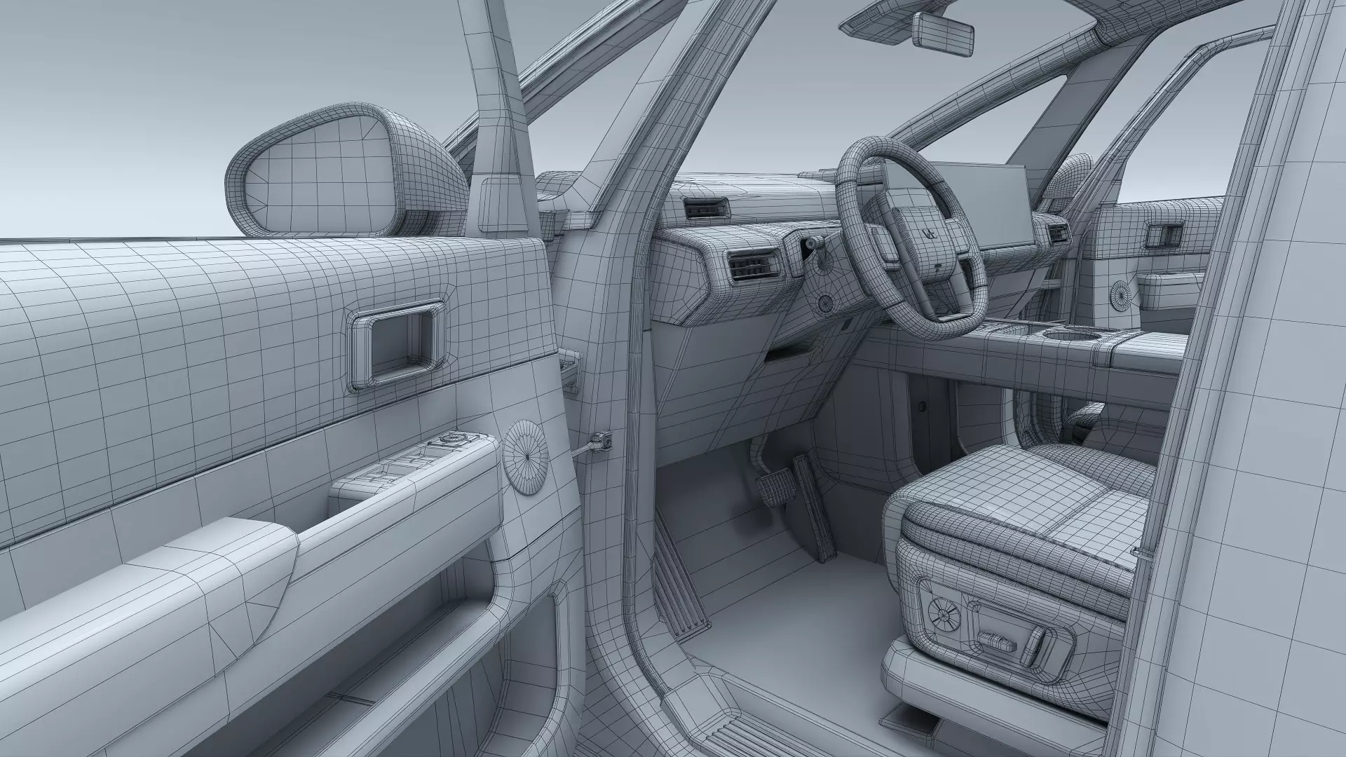 2025 Li Mega Ultra with interior 3D model_28