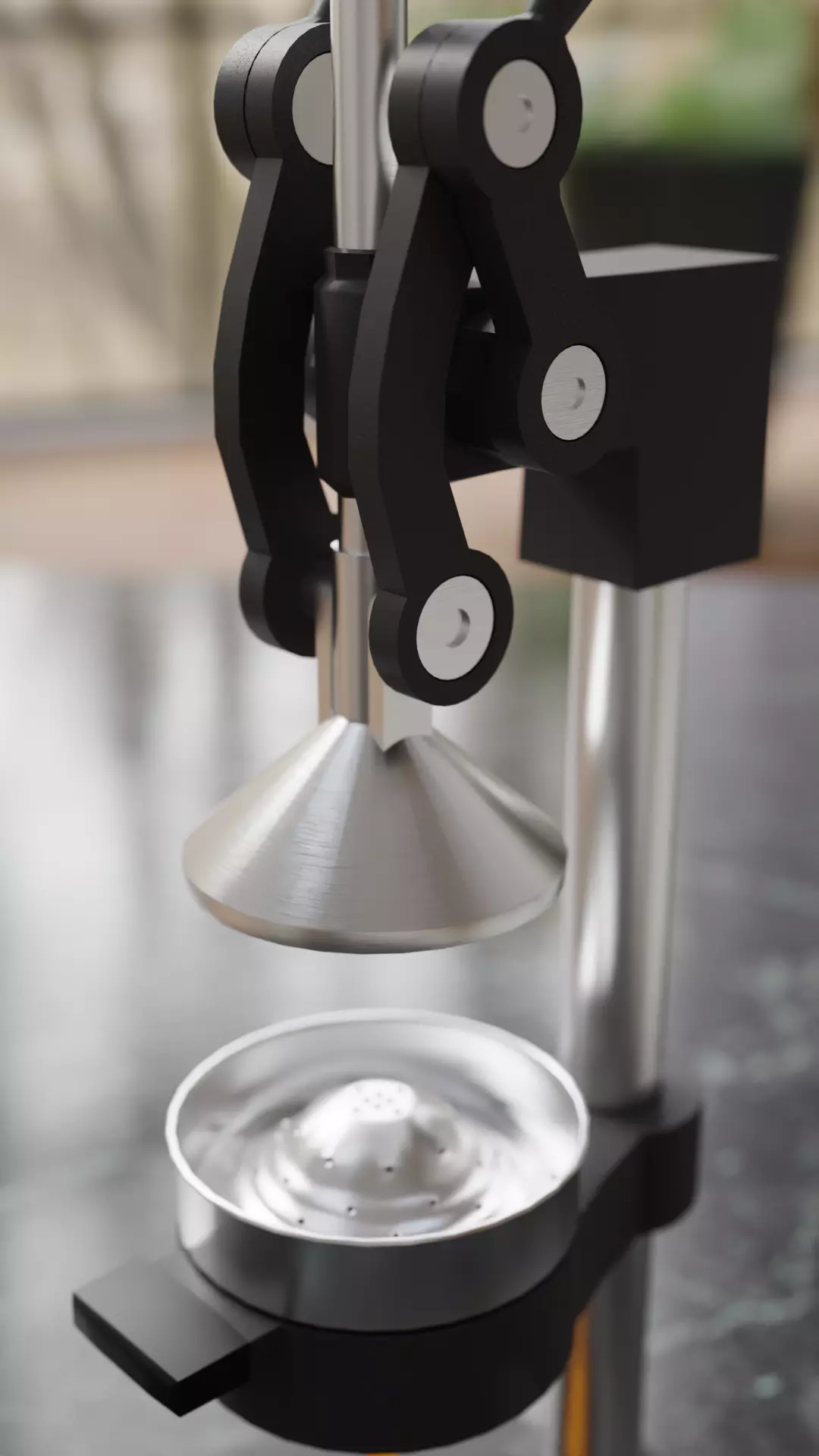 Heavy Duty Manual Citrus Press Juicer Cast-Iron Lever lowpoly Low-poly 3D model_1