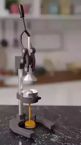 Heavy Duty Manual Citrus Press Juicer Cast-Iron Lever lowpoly