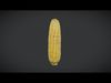 Corn Cob Low-poly 3D model_1