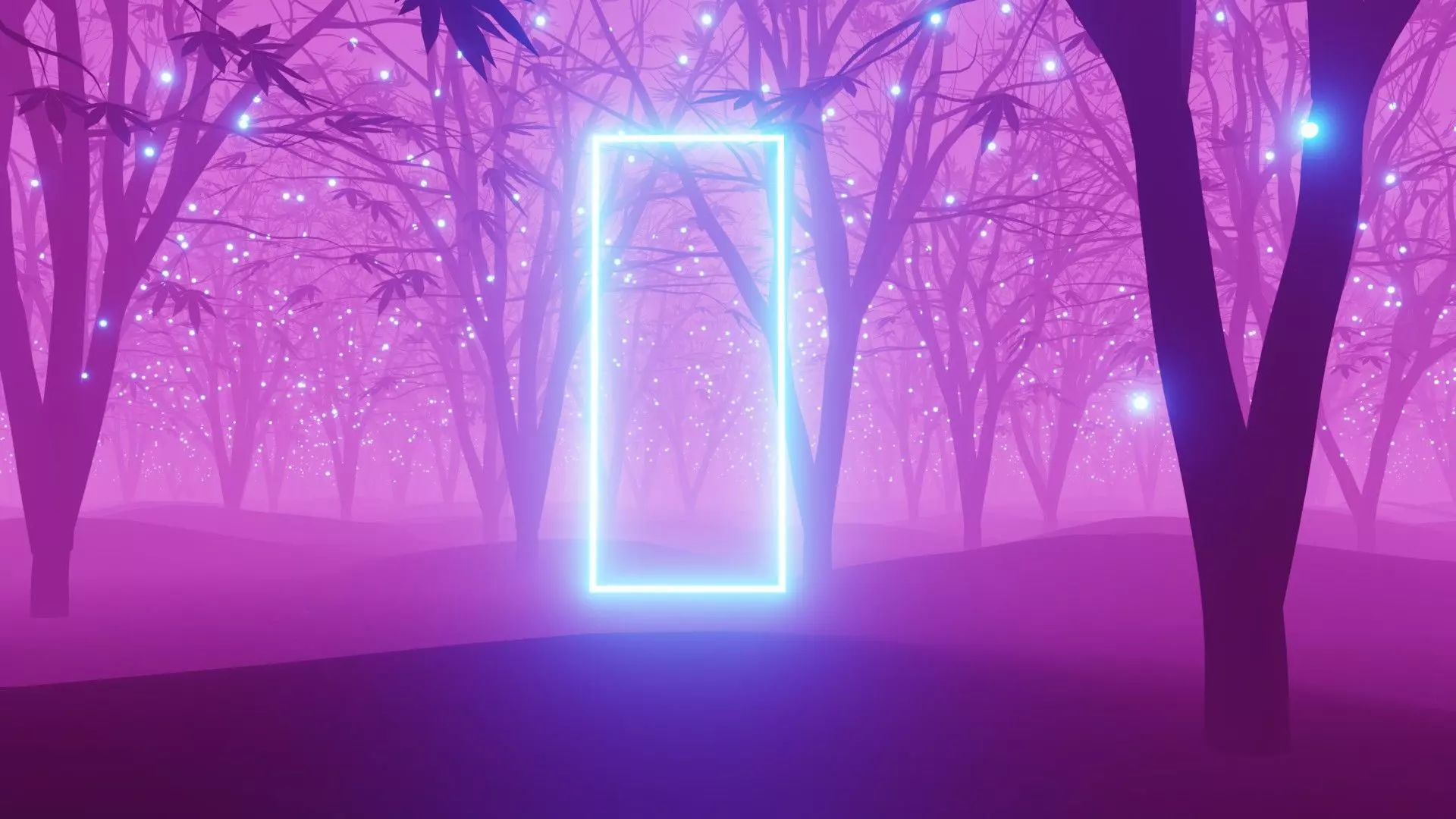 Stylized Forest Animation 3D model